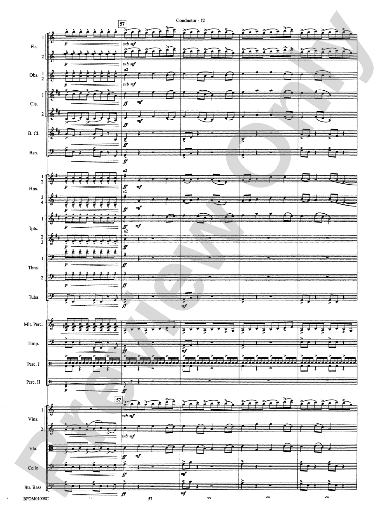 The Great Locomotive Chase: Full Orchestra Conductor Score & Parts
