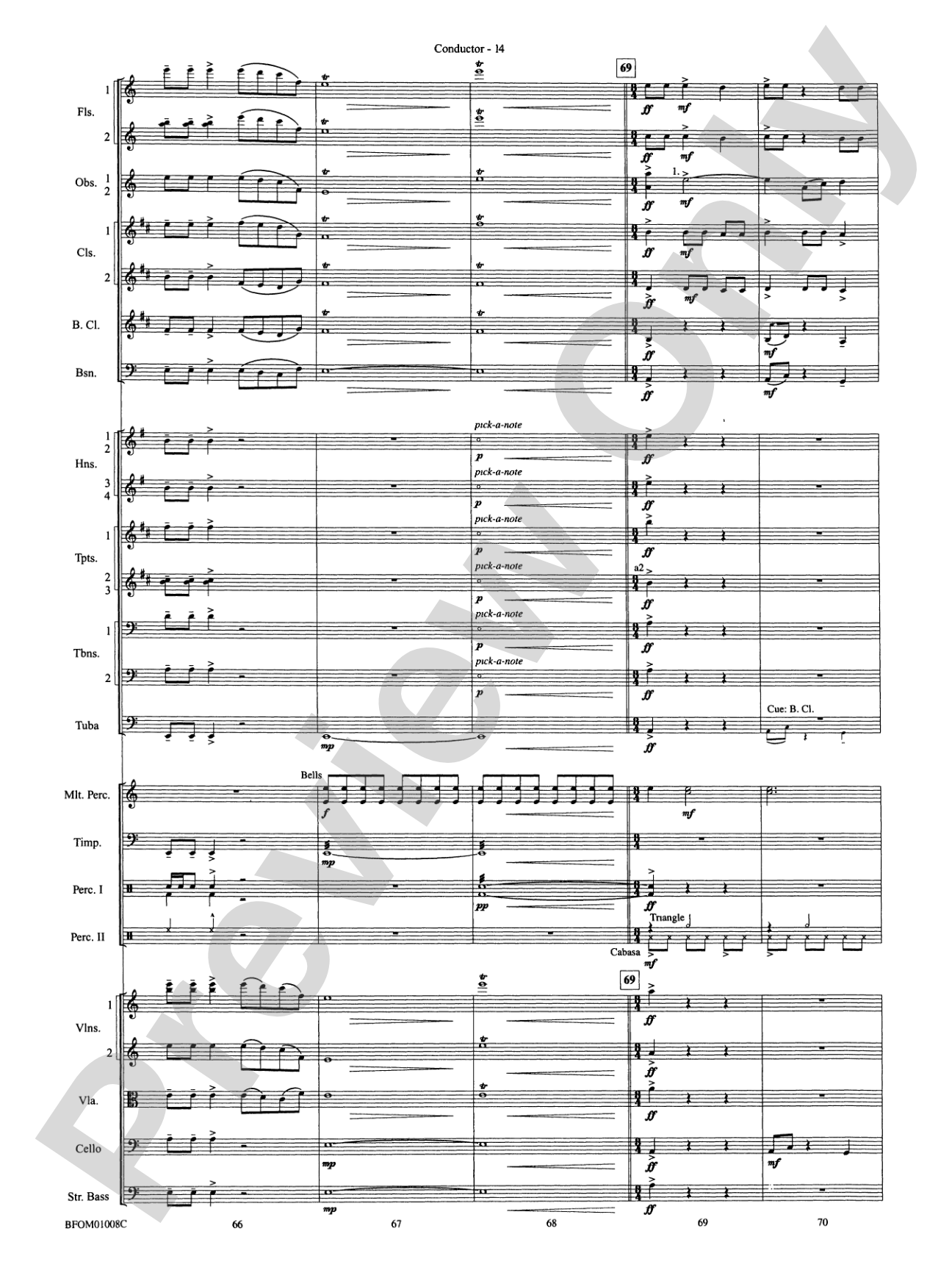 The Great Locomotive Chase: Full Orchestra Conductor Score & Parts