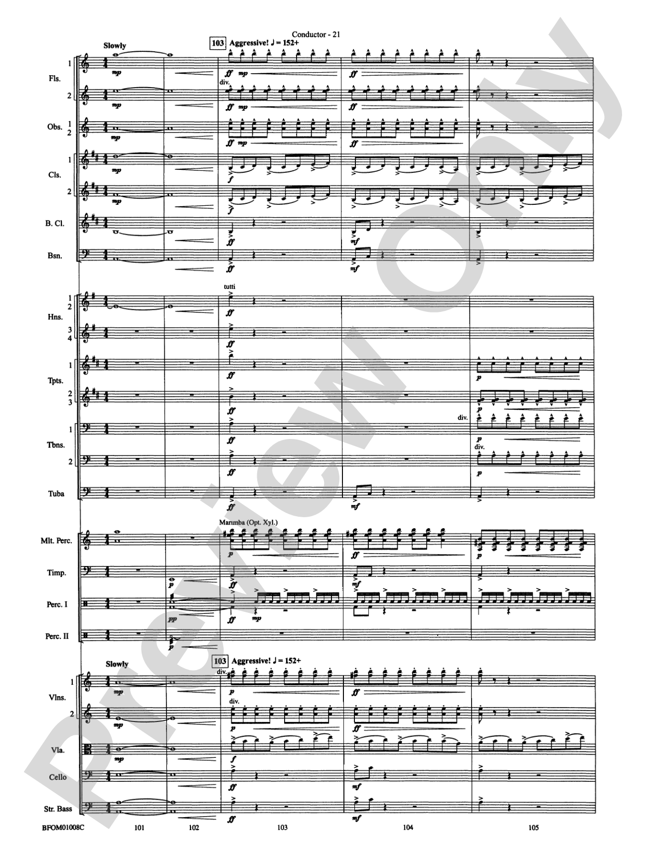 The Great Locomotive Chase: Full Orchestra Conductor Score & Parts