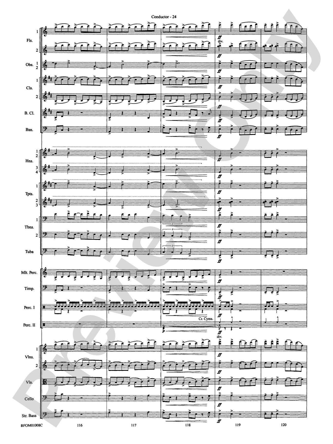 The Great Locomotive Chase: Full Orchestra Conductor Score & Parts