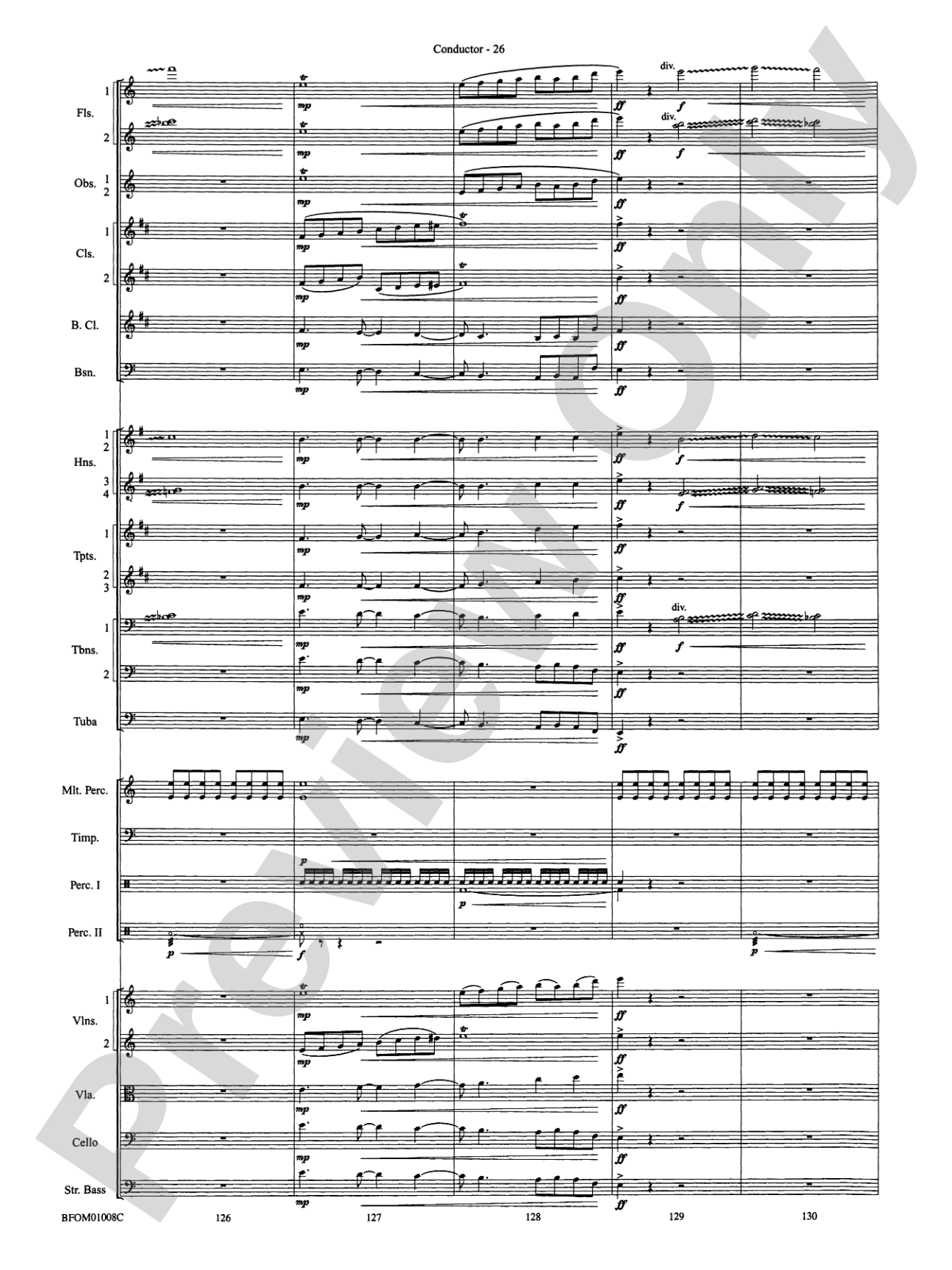 The Great Locomotive Chase: Full Orchestra Conductor Score & Parts