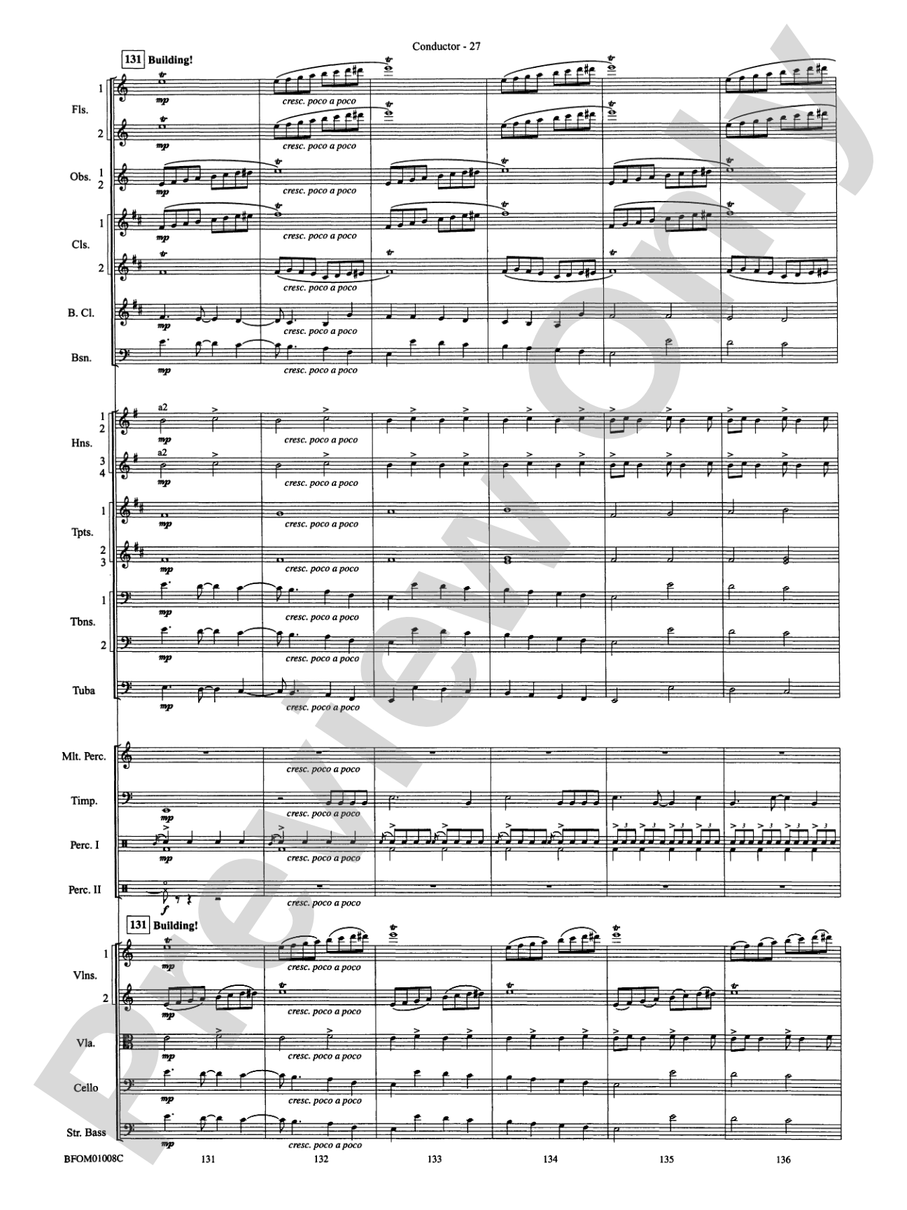 The Great Locomotive Chase: Full Orchestra Conductor Score & Parts
