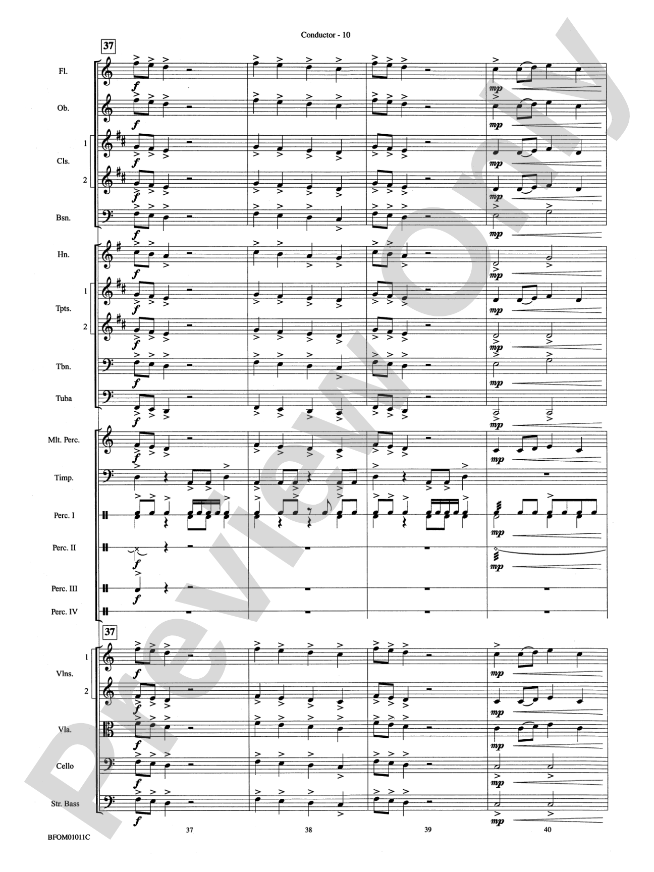 Dark Adventure: String/Full Orchestra Conductor Score & Parts