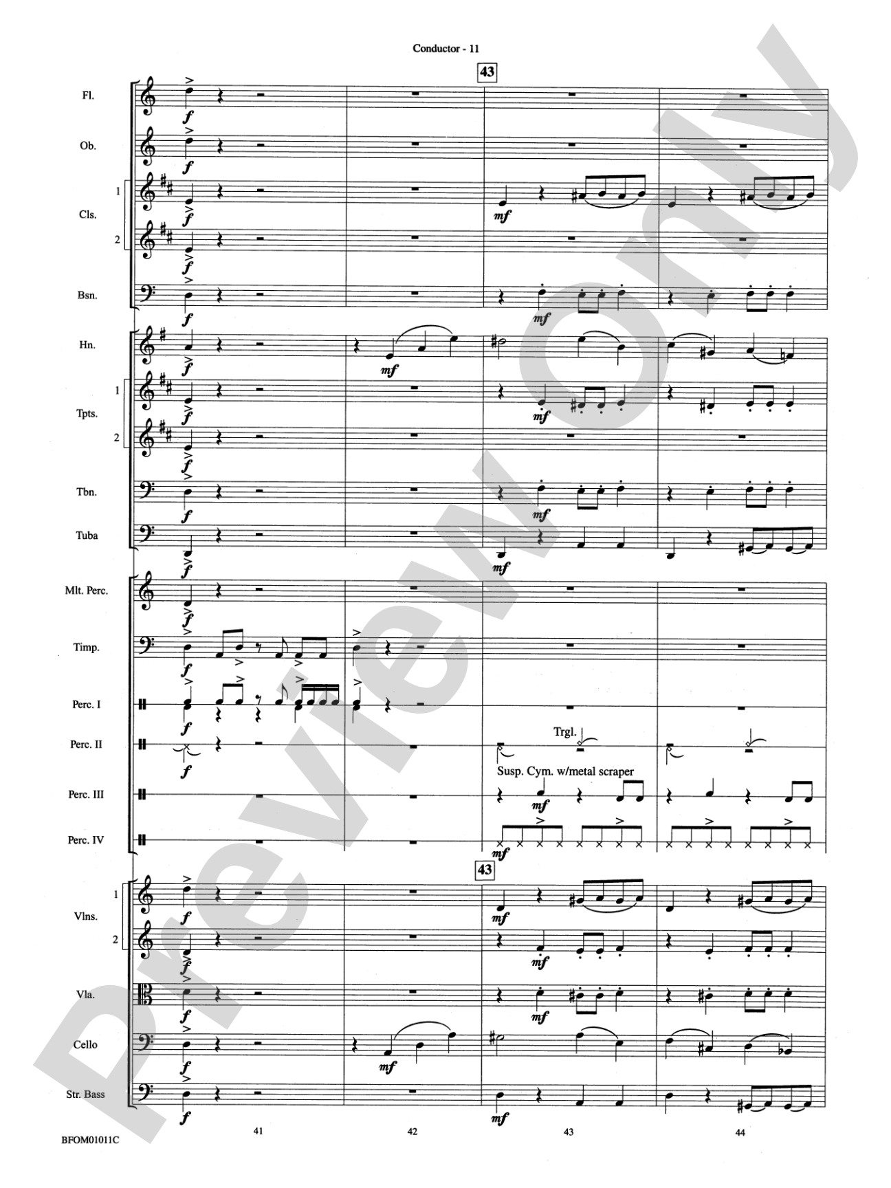 Dark Adventure: String/Full Orchestra Conductor Score & Parts