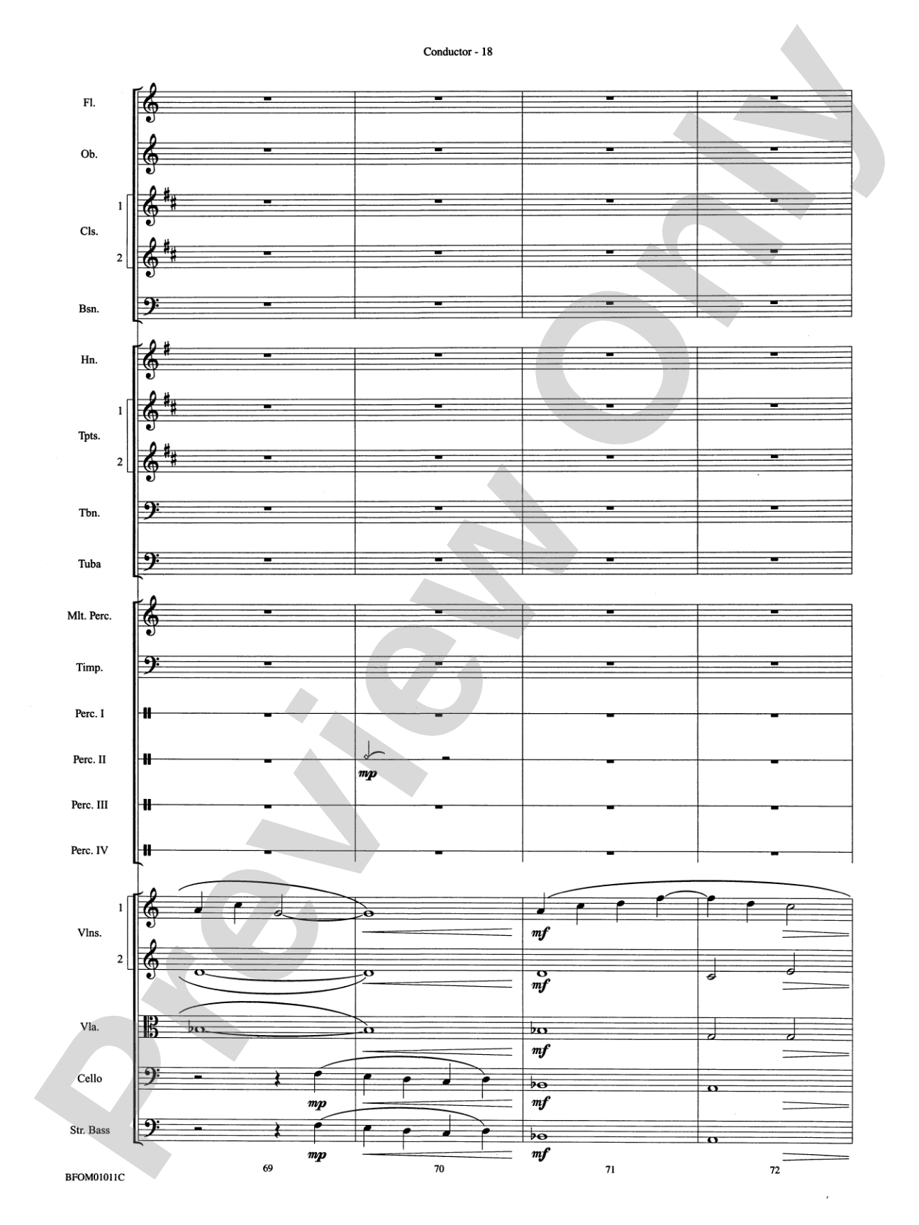 Dark Adventure: String/Full Orchestra Conductor Score & Parts