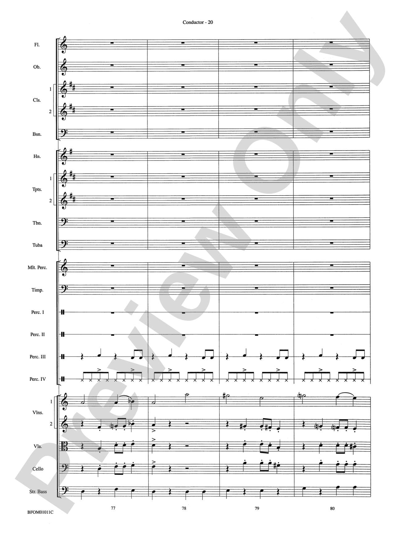Dark Adventure: String/Full Orchestra Conductor Score & Parts