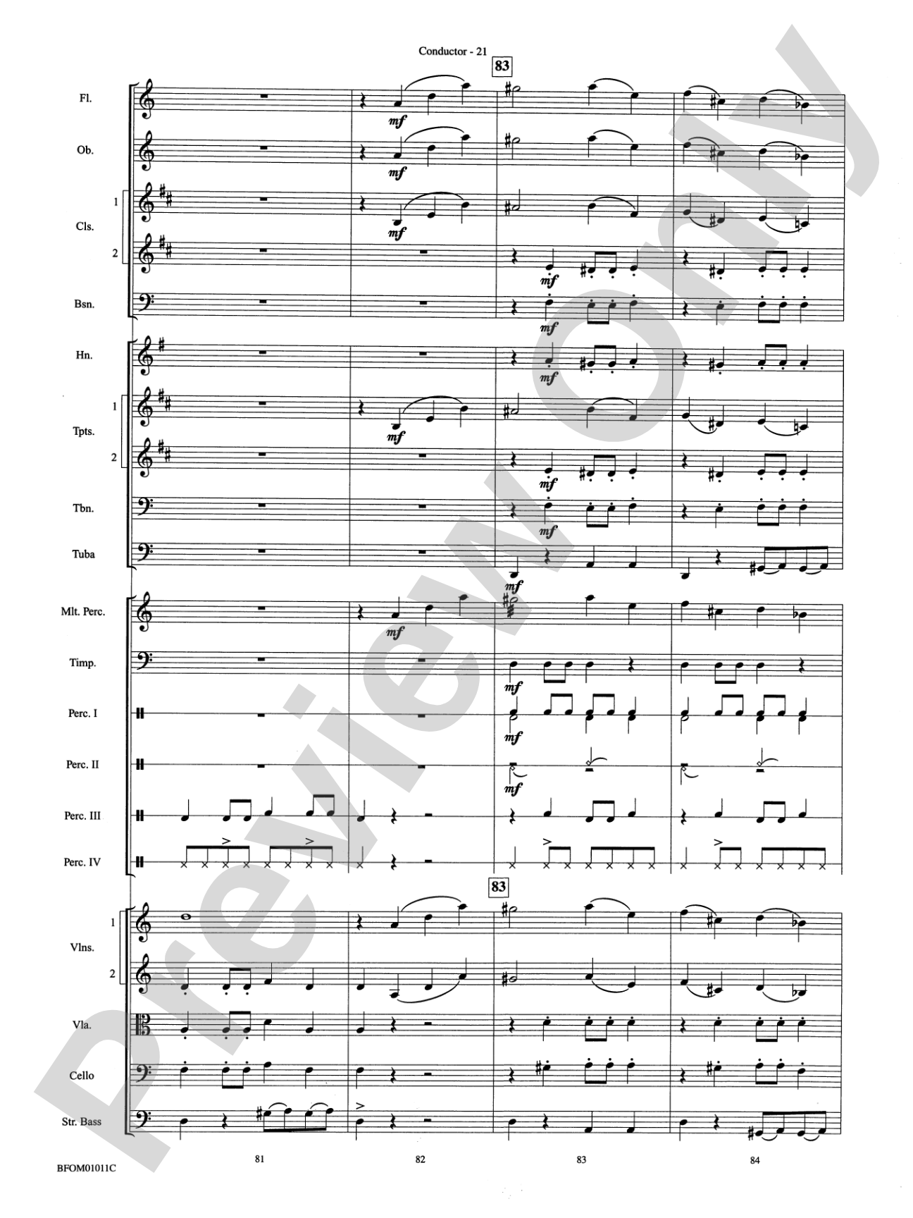 Dark Adventure: String/Full Orchestra Conductor Score & Parts