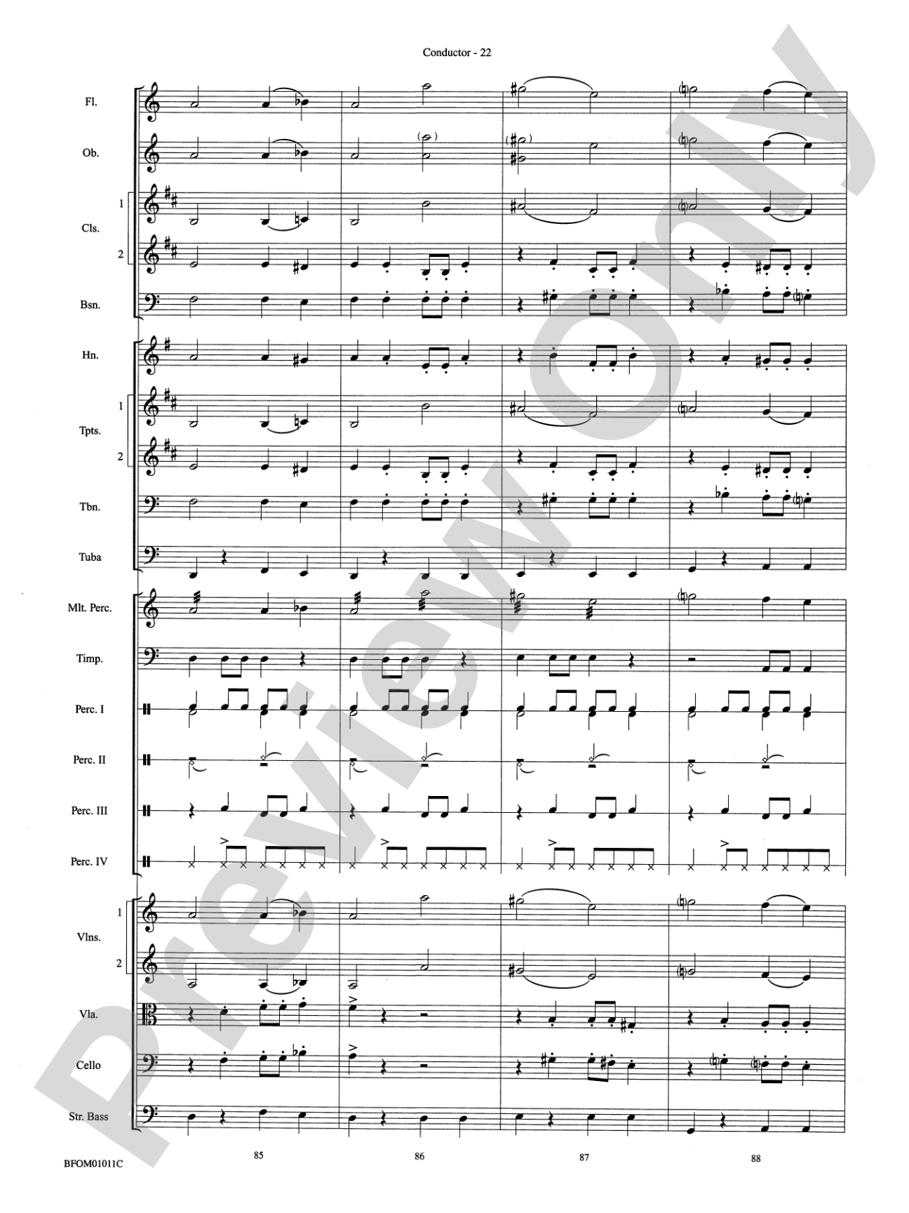 Dark Adventure: String/Full Orchestra Conductor Score & Parts