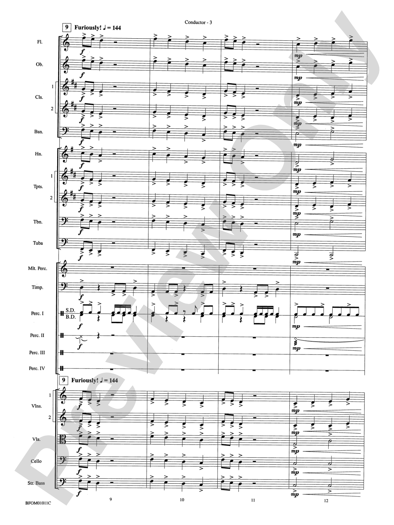 Dark Adventure: String/Full Orchestra Conductor Score & Parts