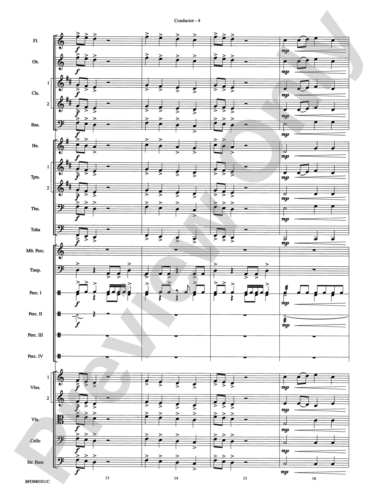 Dark Adventure: String/Full Orchestra Conductor Score & Parts
