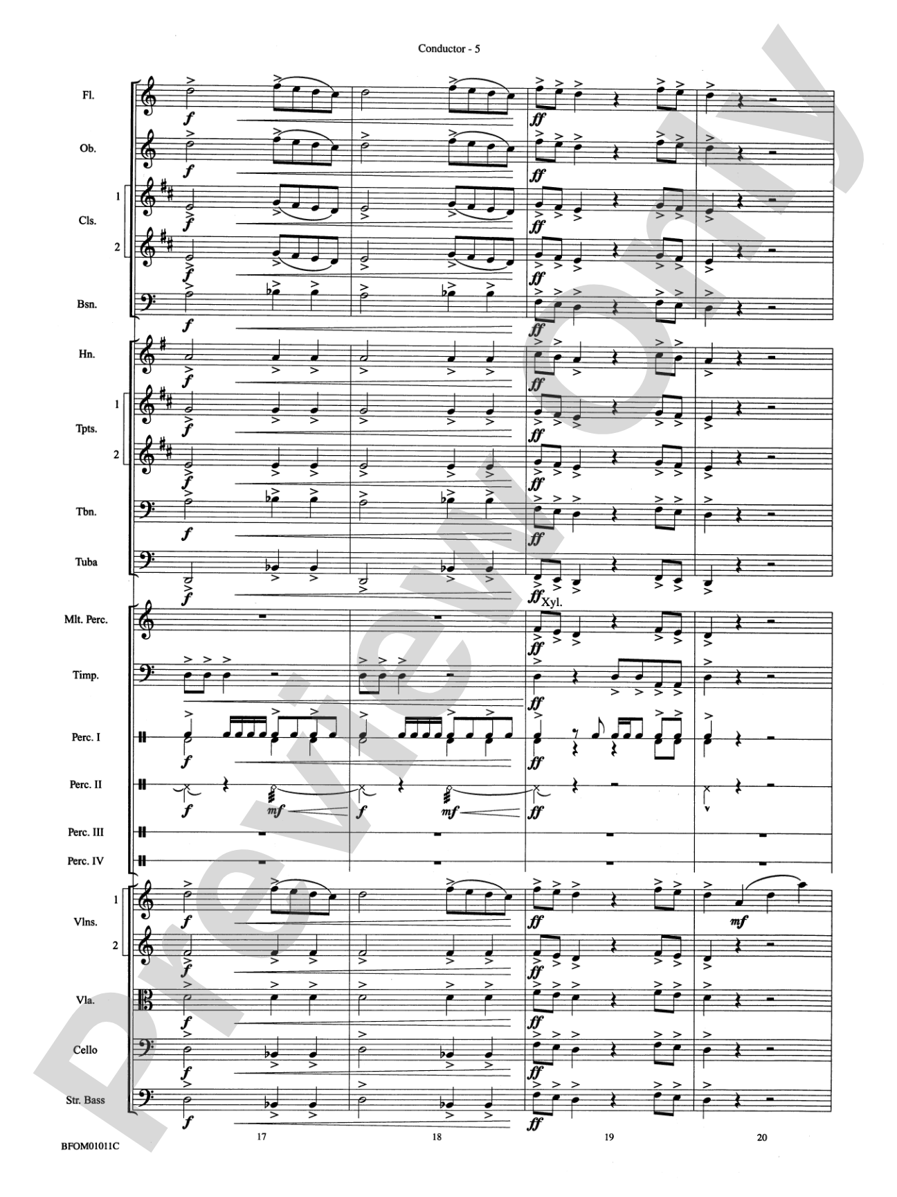 Dark Adventure: String/Full Orchestra Conductor Score & Parts