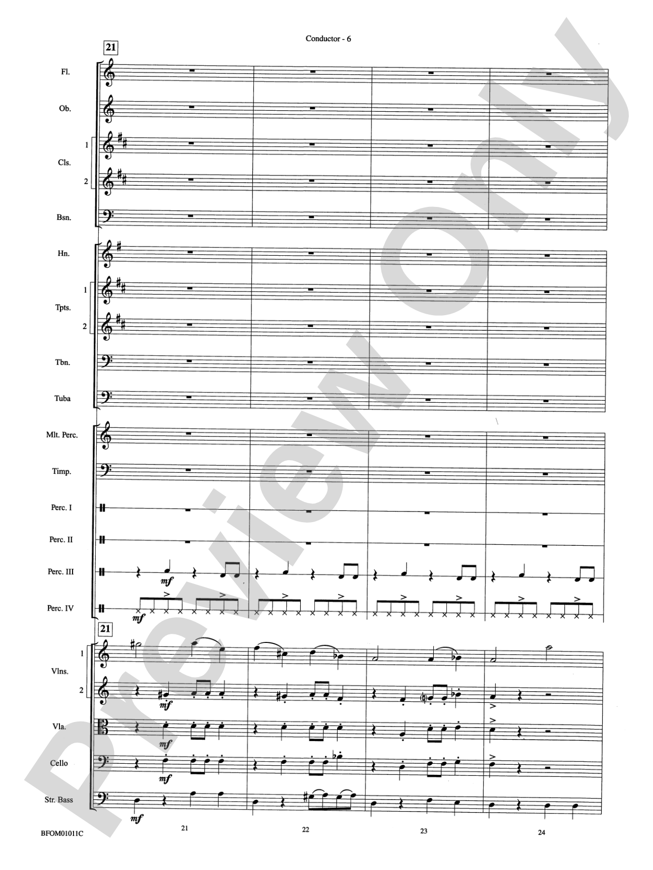 Dark Adventure: String/Full Orchestra Conductor Score & Parts