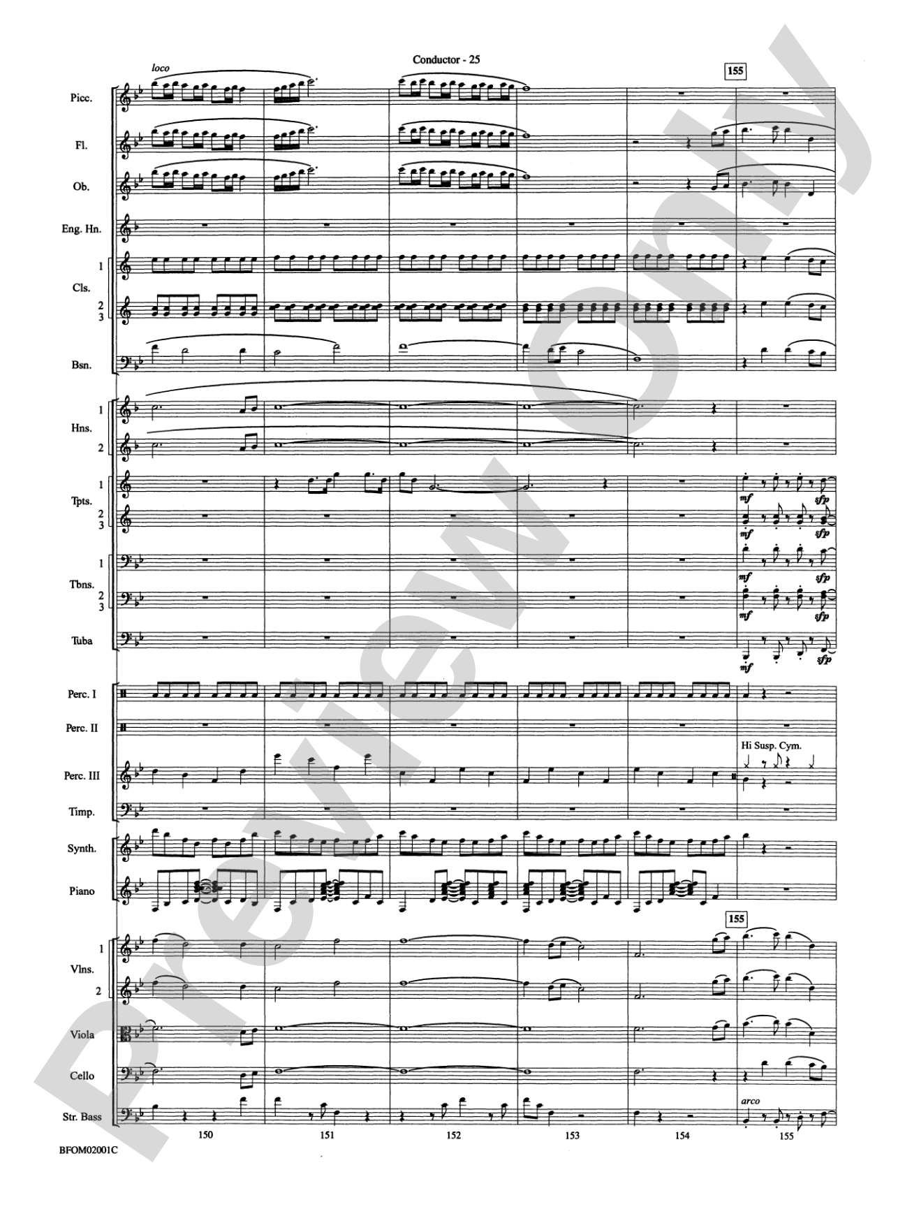 Flying: Full Orchestra Conductor Score & Parts