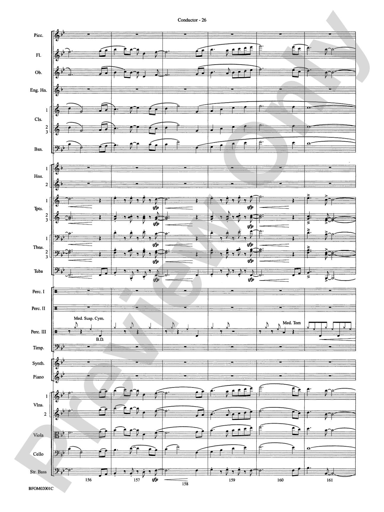 Flying: Full Orchestra Conductor Score & Parts