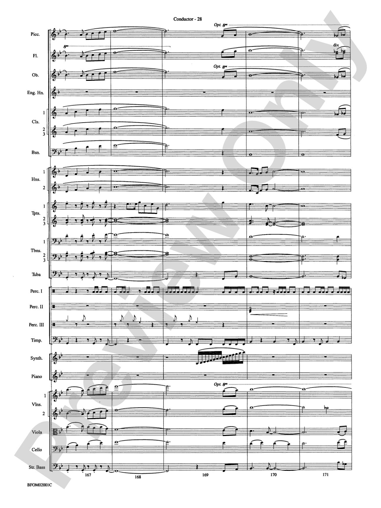 Flying: Full Orchestra Conductor Score & Parts