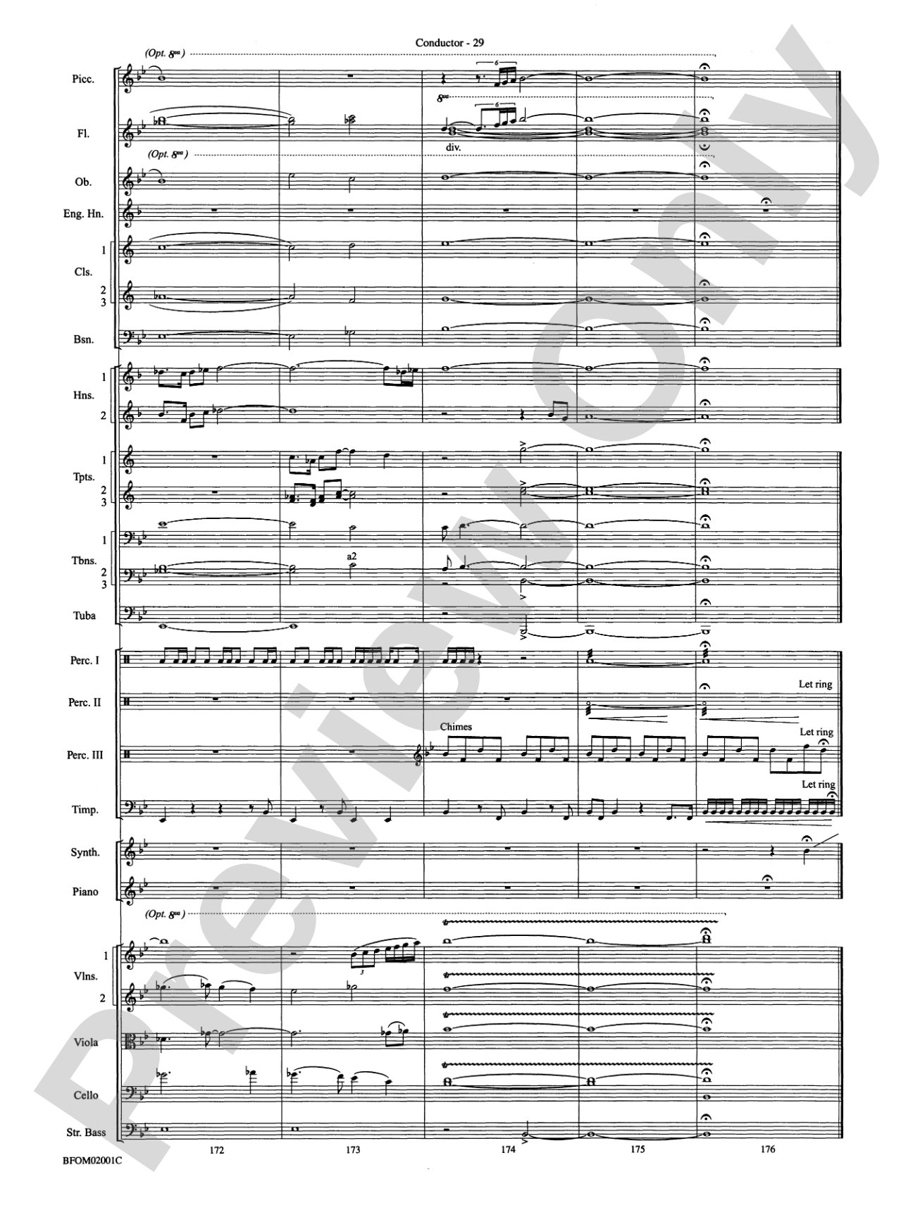 Flying: Full Orchestra Conductor Score & Parts