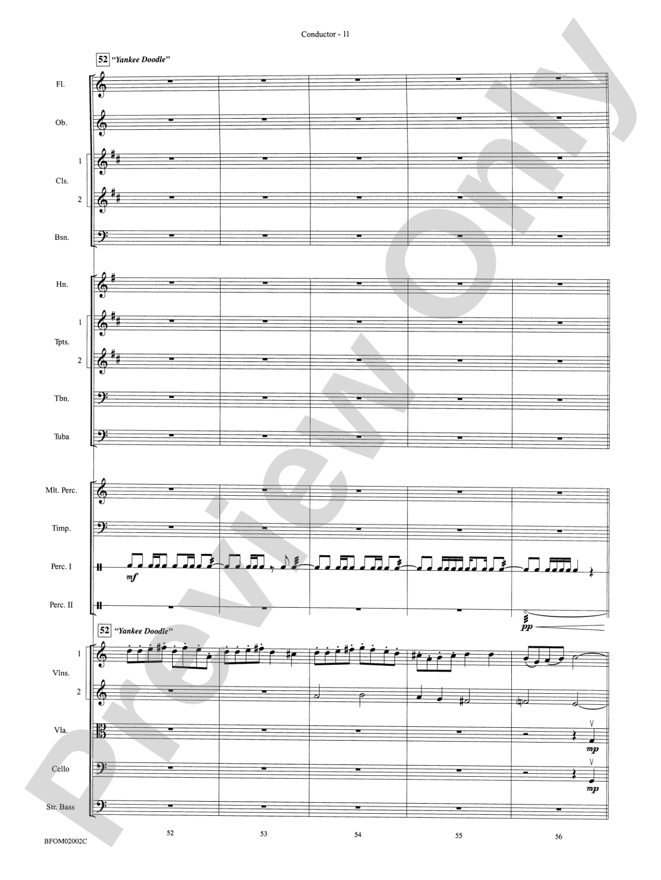 Patriotic Bits & Pieces (based on Favorite American Themes): Full Orchestra Conductor Score & Parts