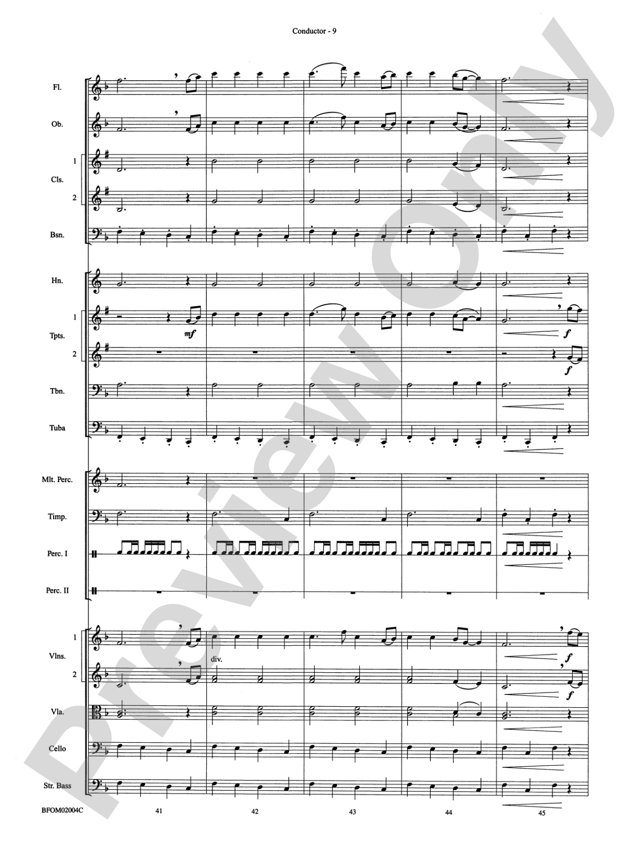 To Reap the Blessings of Freedom (A Medley of Hymns of the United States Armed Forces): Full Orchestra Conductor Score & Parts