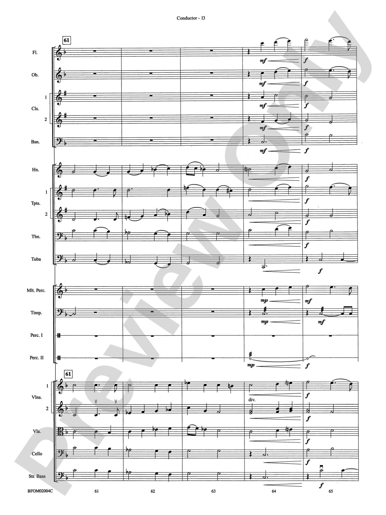 To Reap the Blessings of Freedom (A Medley of Hymns of the United States Armed Forces): Full Orchestra Conductor Score & Parts