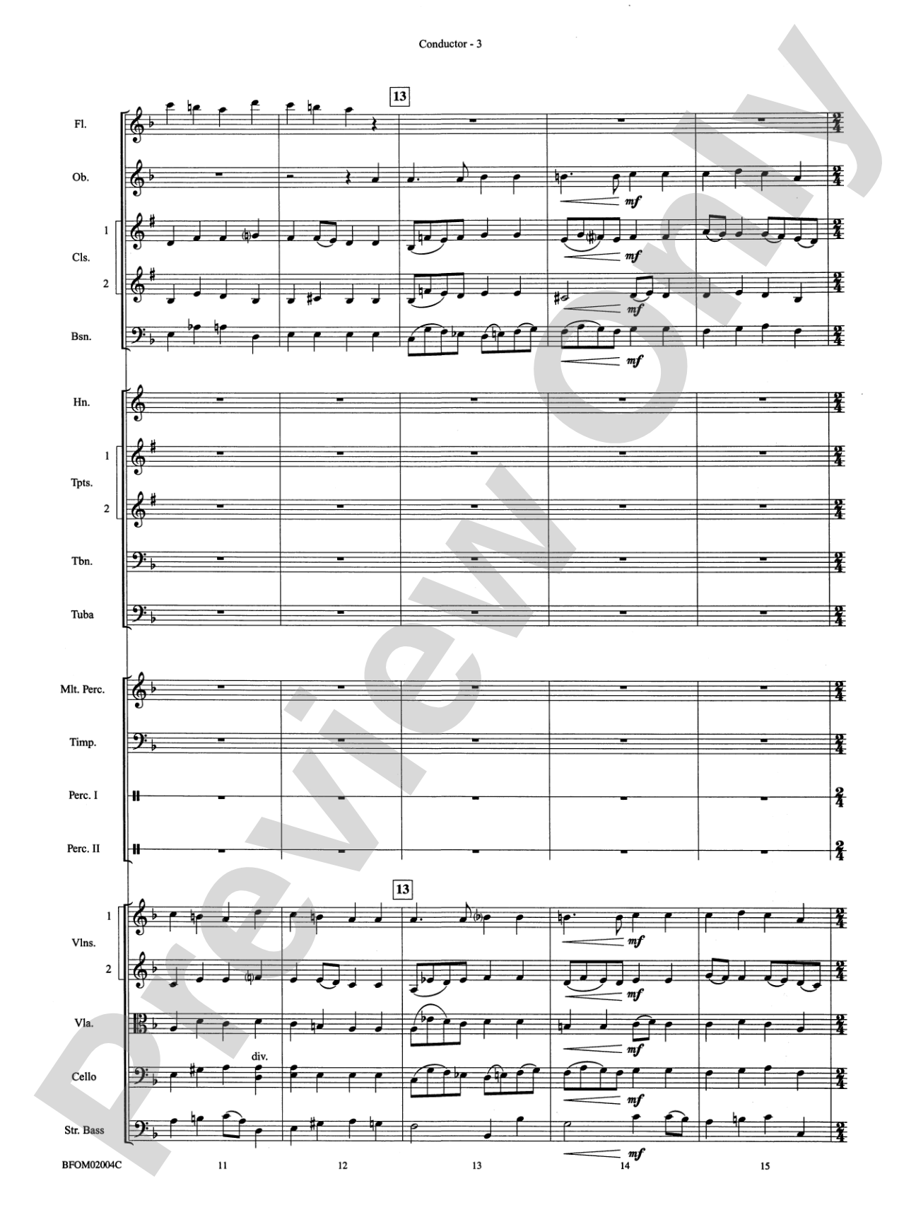 To Reap the Blessings of Freedom (A Medley of Hymns of the United States Armed Forces): Full Orchestra Conductor Score & Parts