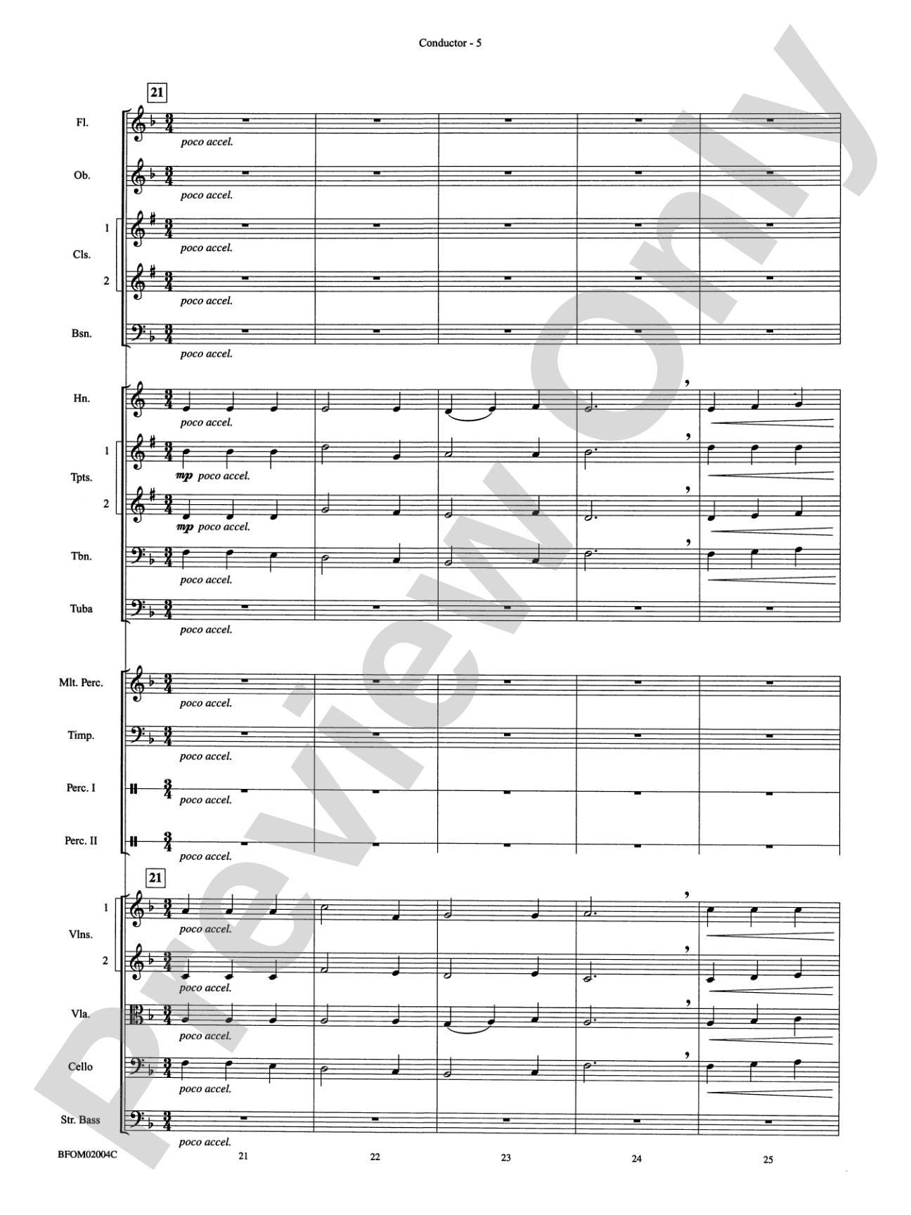 To Reap the Blessings of Freedom (A Medley of Hymns of the United States Armed Forces): Full Orchestra Conductor Score & Parts
