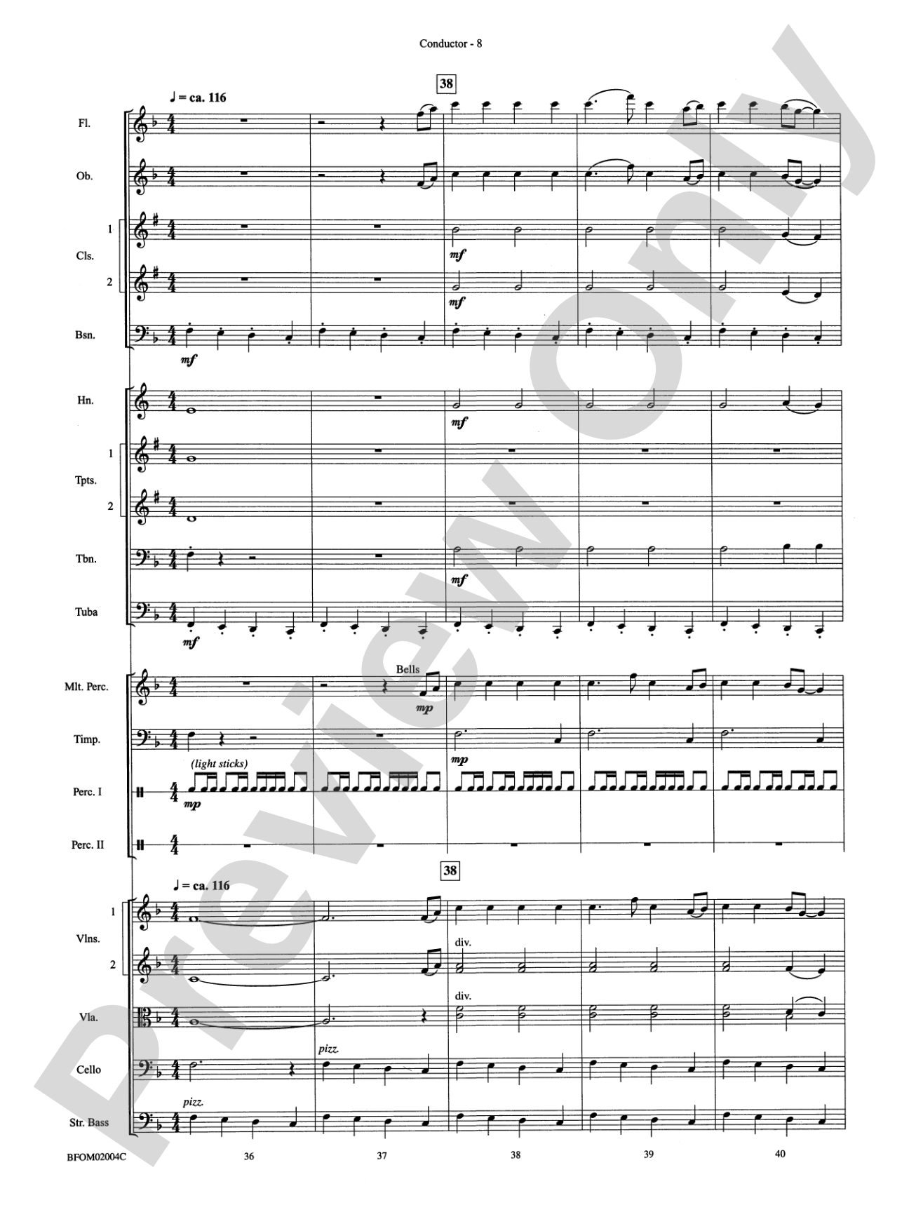 To Reap the Blessings of Freedom (A Medley of Hymns of the United States Armed Forces): Full Orchestra Conductor Score & Parts
