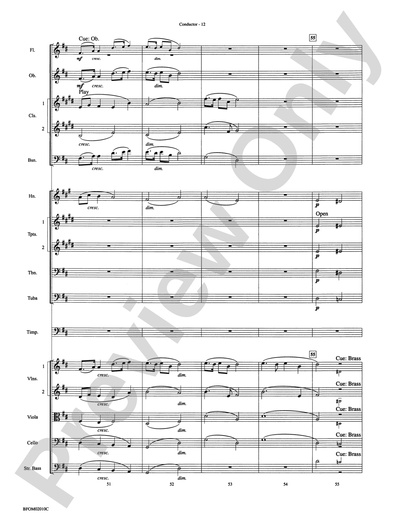 Largo ("Going Home" from the New World Symphony): Full Orchestra Conductor Score & Parts