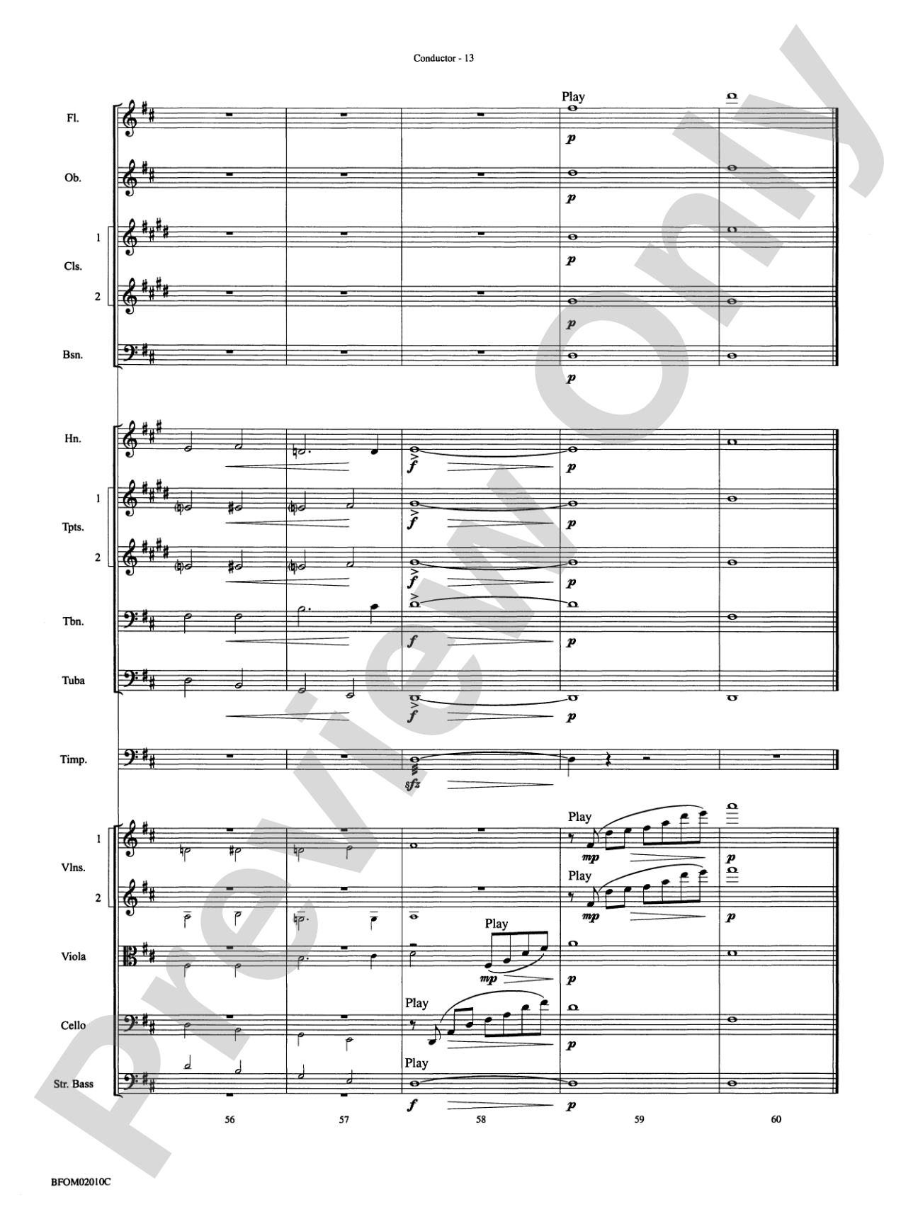 Largo ("Going Home" from the New World Symphony): Full Orchestra Conductor Score & Parts