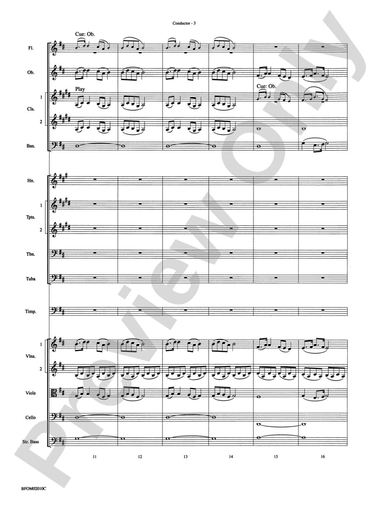Largo ("Going Home" from the New World Symphony): Full Orchestra Conductor Score & Parts