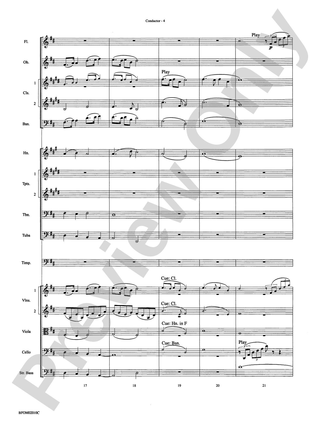 Largo ("Going Home" from the New World Symphony): Full Orchestra Conductor Score & Parts