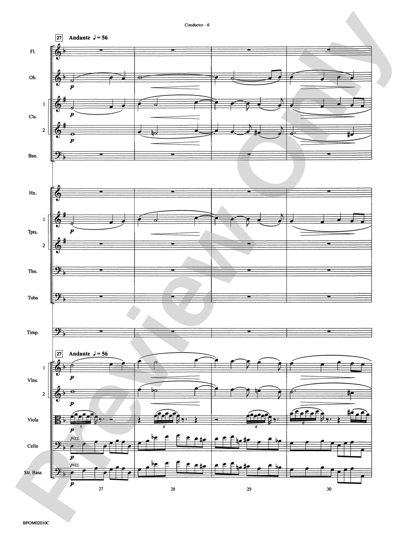 Largo ("Going Home" from the New World Symphony): Full Orchestra Conductor Score & Parts