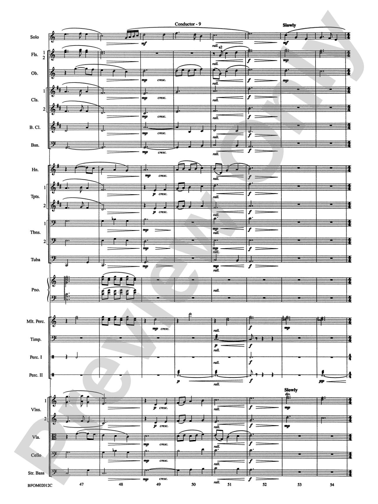 All Is Calm (Based on "Silent Night"): Full Orchestra Conductor Score & Parts
