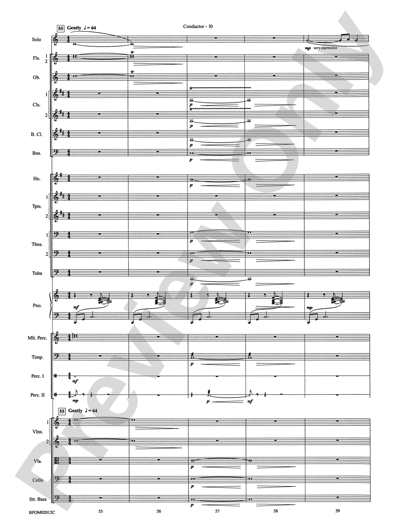 All Is Calm (Based on "Silent Night"): Full Orchestra Conductor Score & Parts