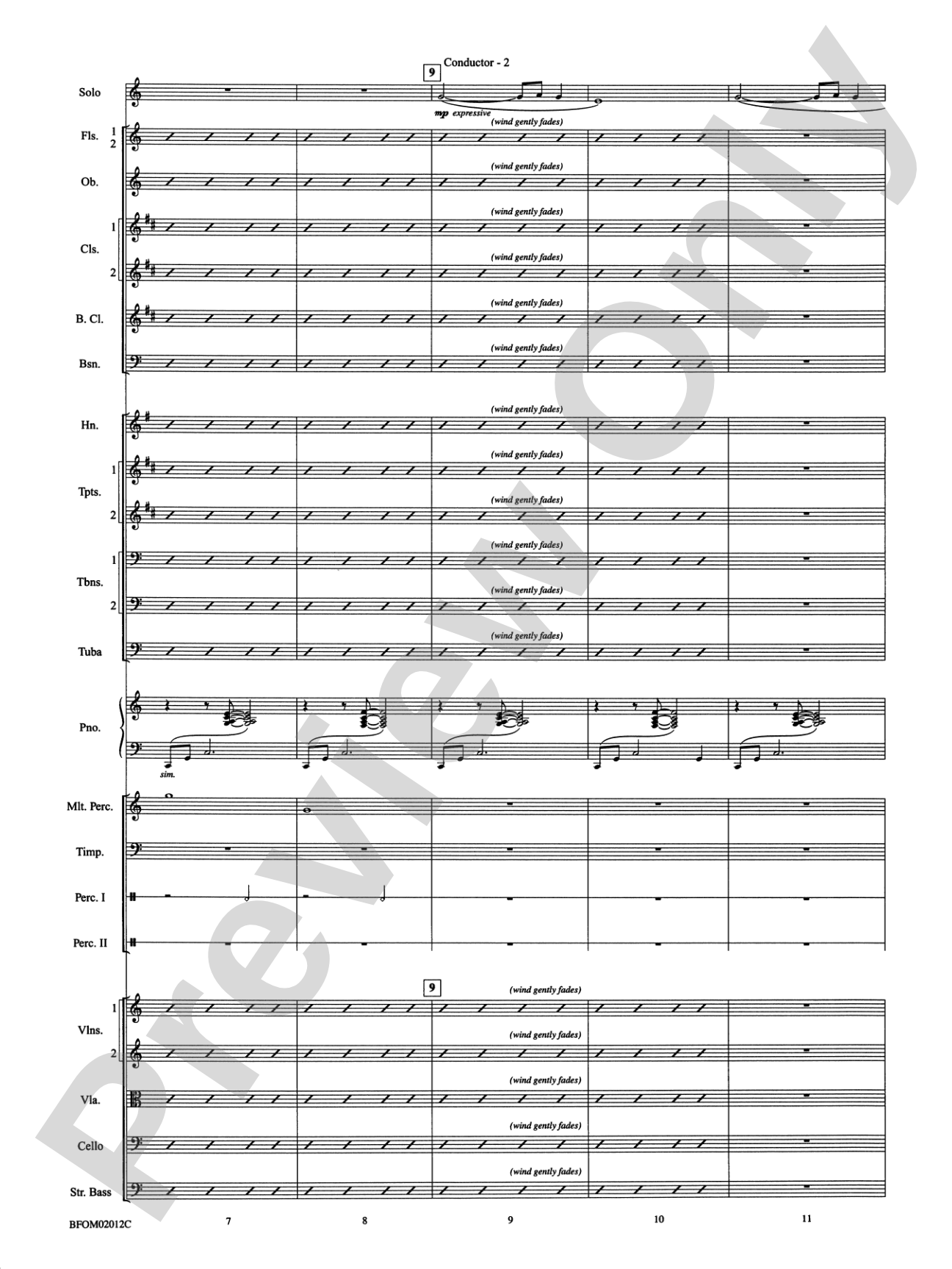 All Is Calm (Based on "Silent Night"): Full Orchestra Conductor Score & Parts