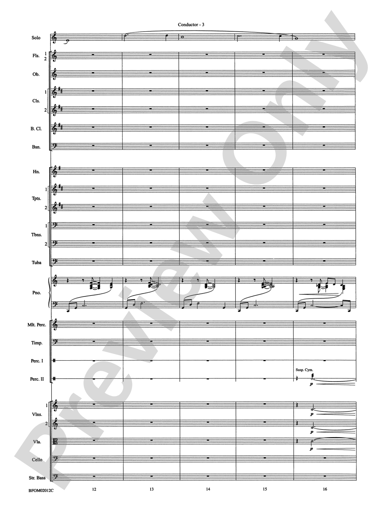 All Is Calm (Based on "Silent Night"): Full Orchestra Conductor Score & Parts