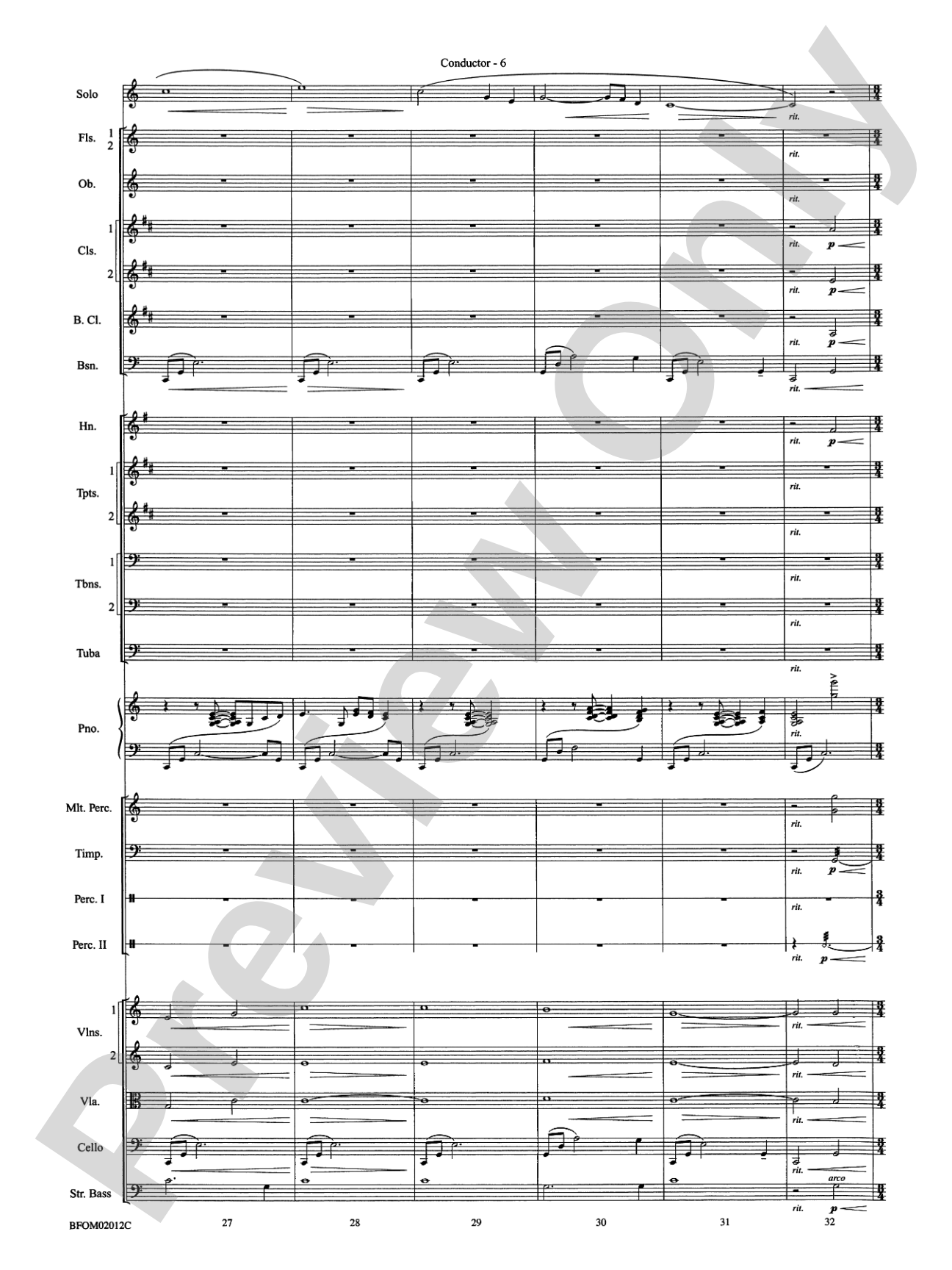 All Is Calm (Based on "Silent Night"): Full Orchestra Conductor Score & Parts