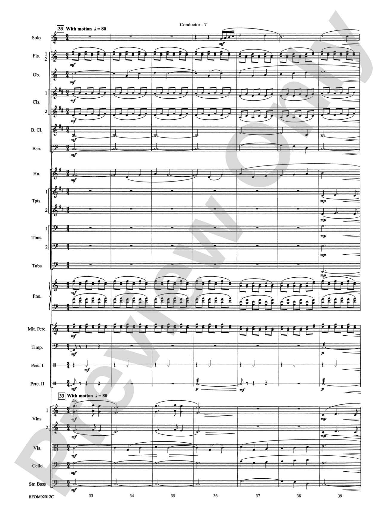 All Is Calm (Based on "Silent Night"): Full Orchestra Conductor Score & Parts