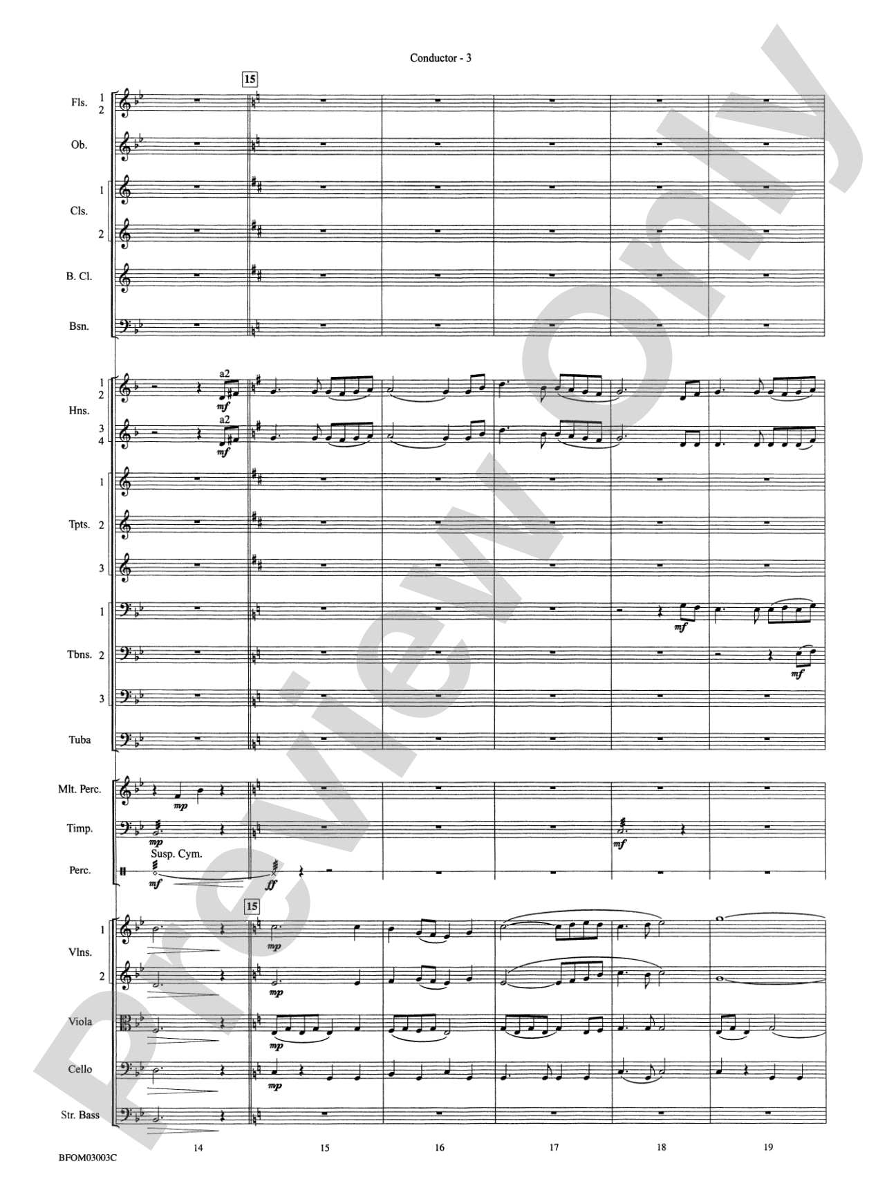 Once in David's City: Full Orchestra Conductor Score & Parts