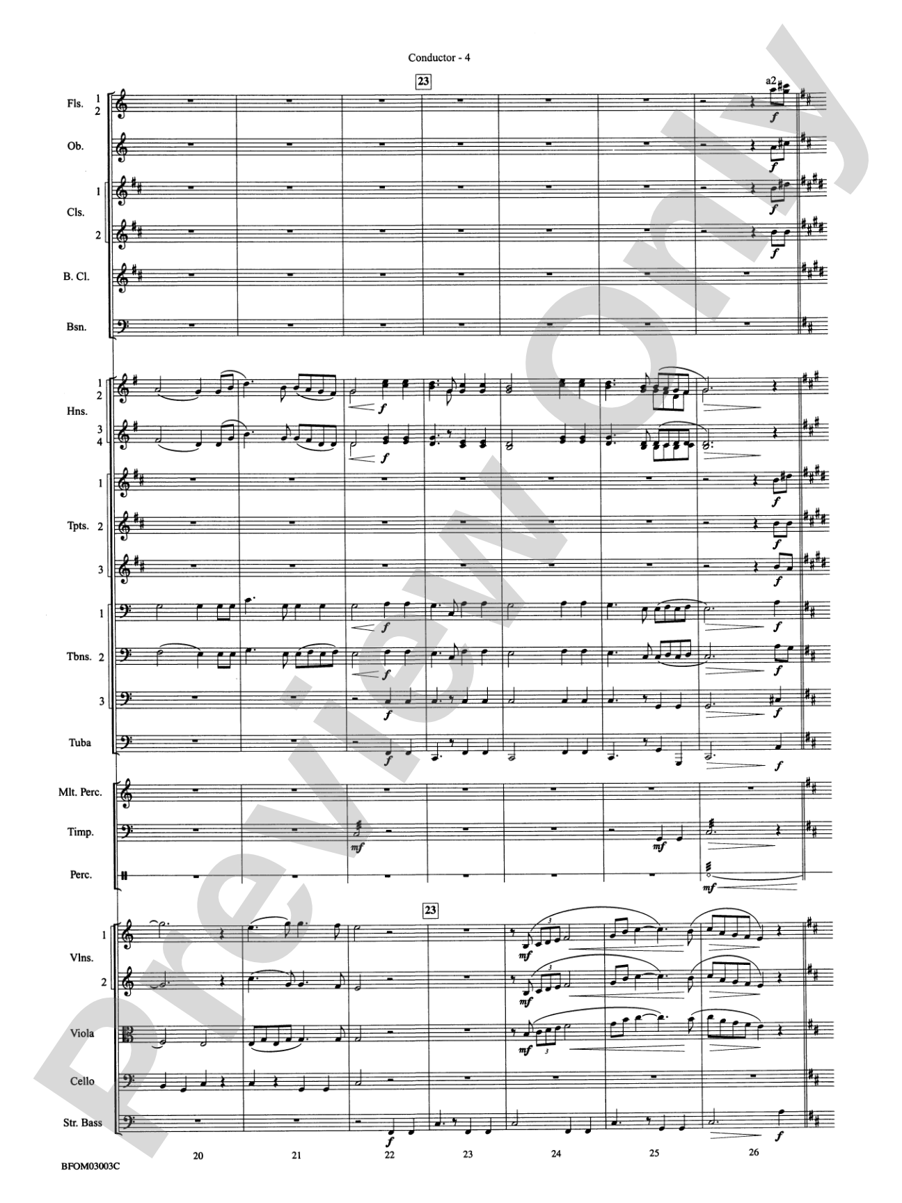Once in David's City: Full Orchestra Conductor Score & Parts