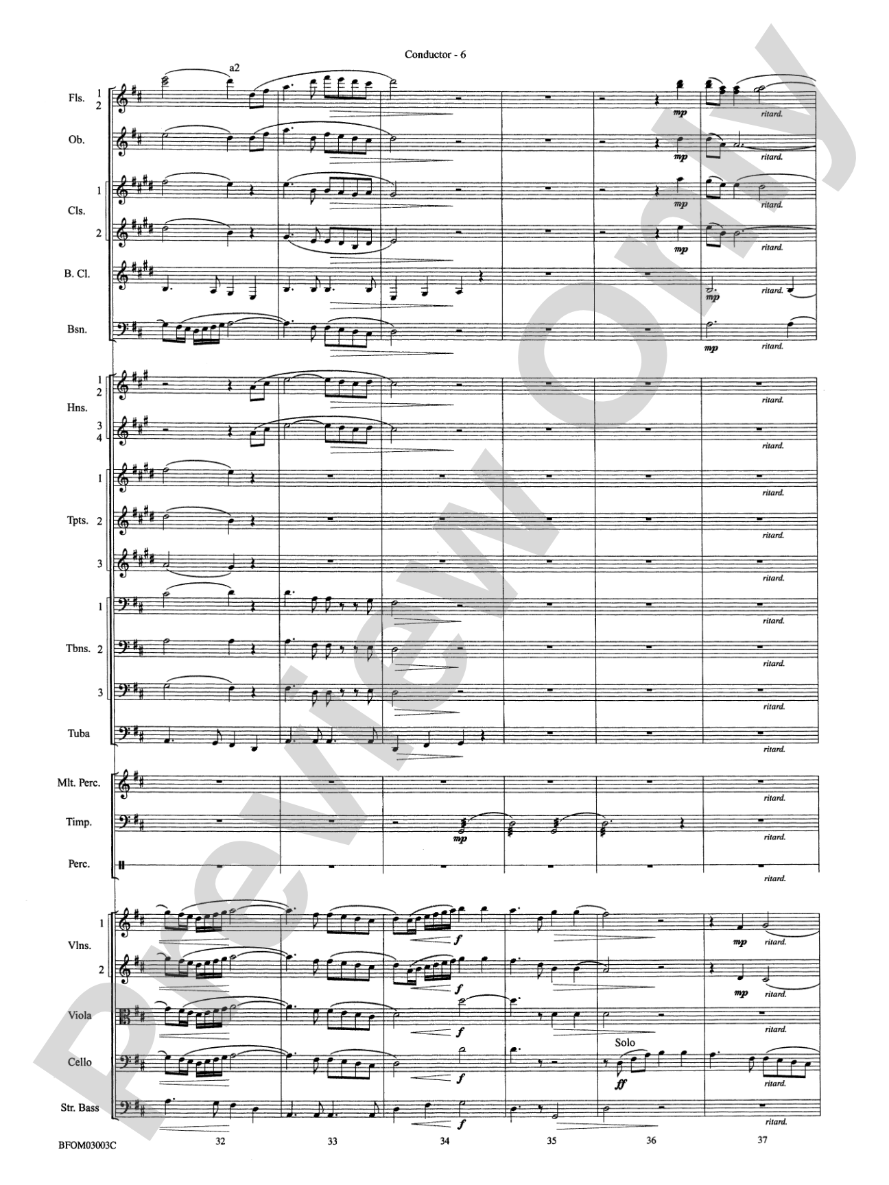 Once in David's City: Full Orchestra Conductor Score & Parts