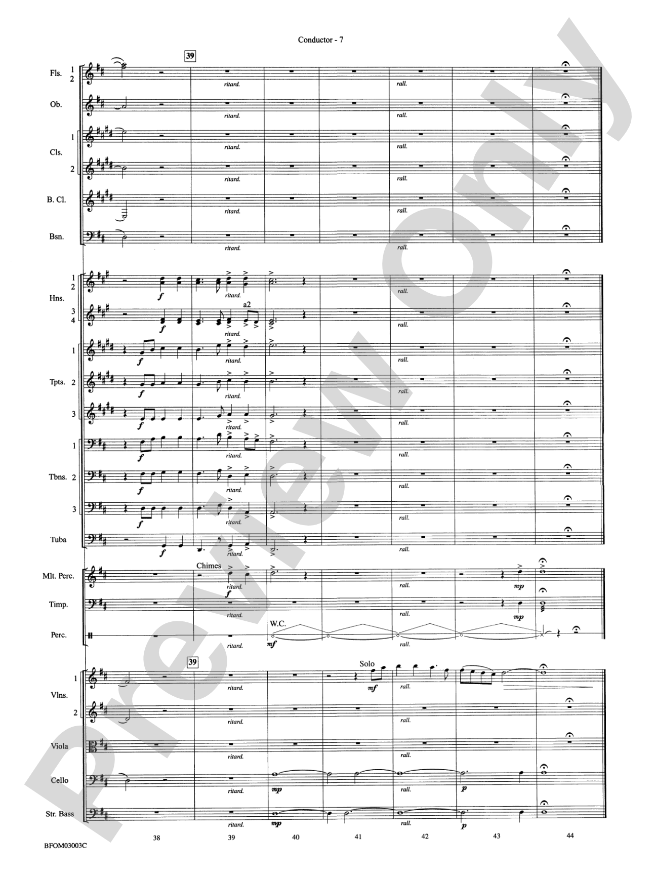 Once in David's City: Full Orchestra Conductor Score & Parts