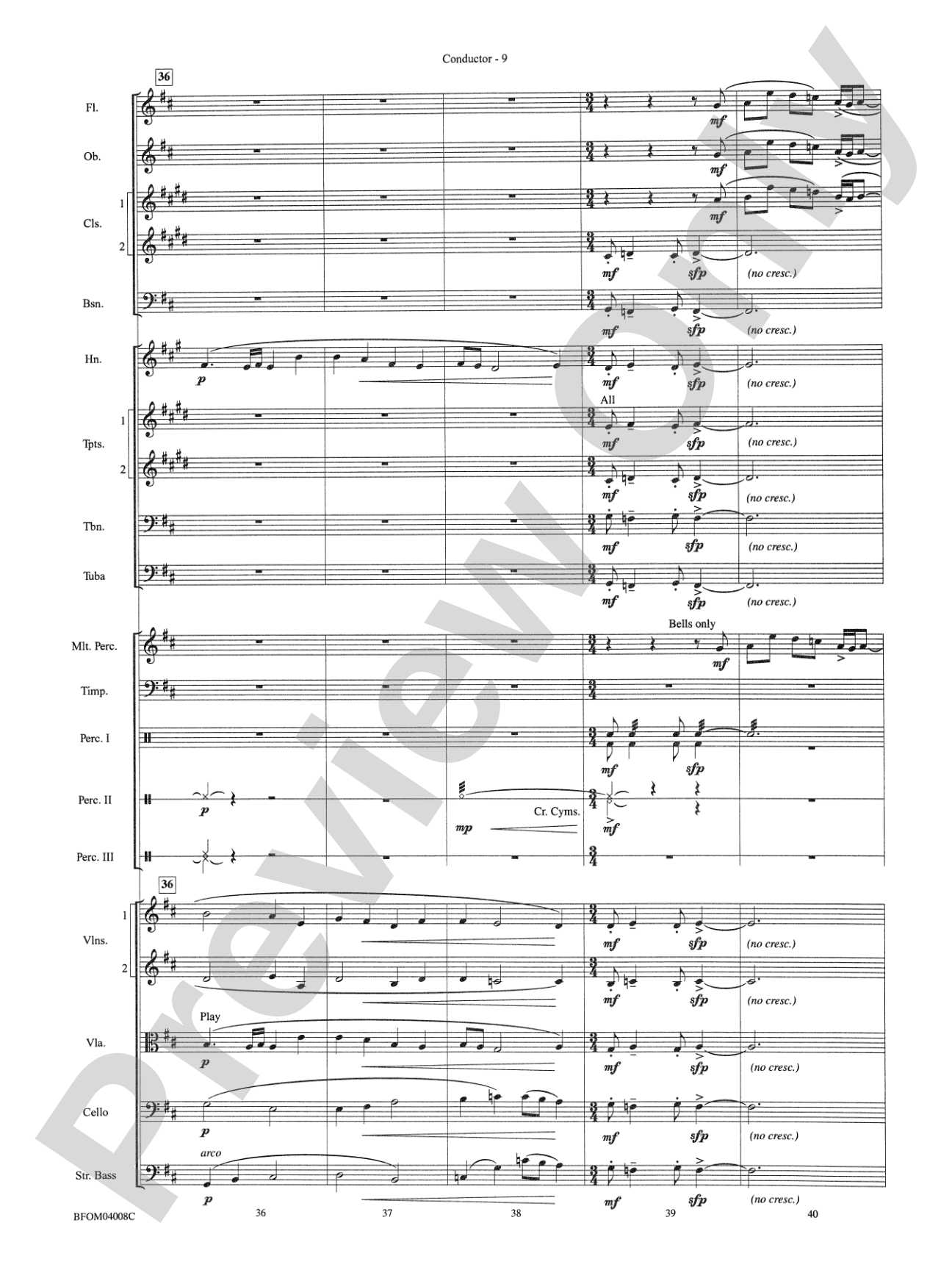 Bellingrath Gardens: Full Orchestra Conductor Score & Parts