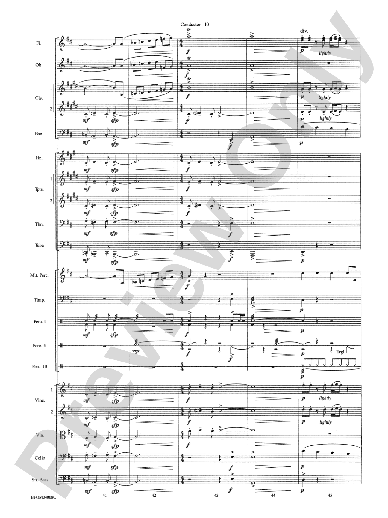 Bellingrath Gardens: Full Orchestra Conductor Score & Parts
