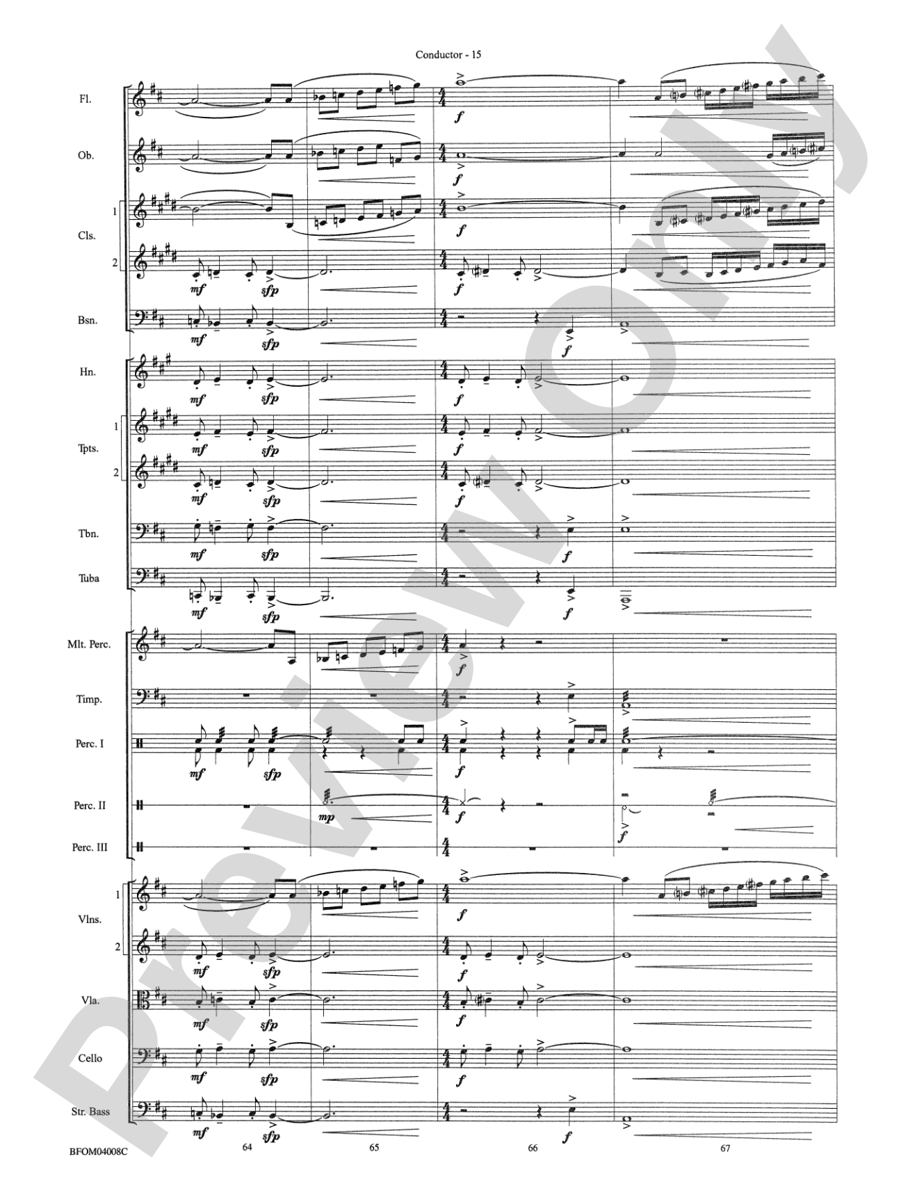 Bellingrath Gardens: Full Orchestra Conductor Score & Parts