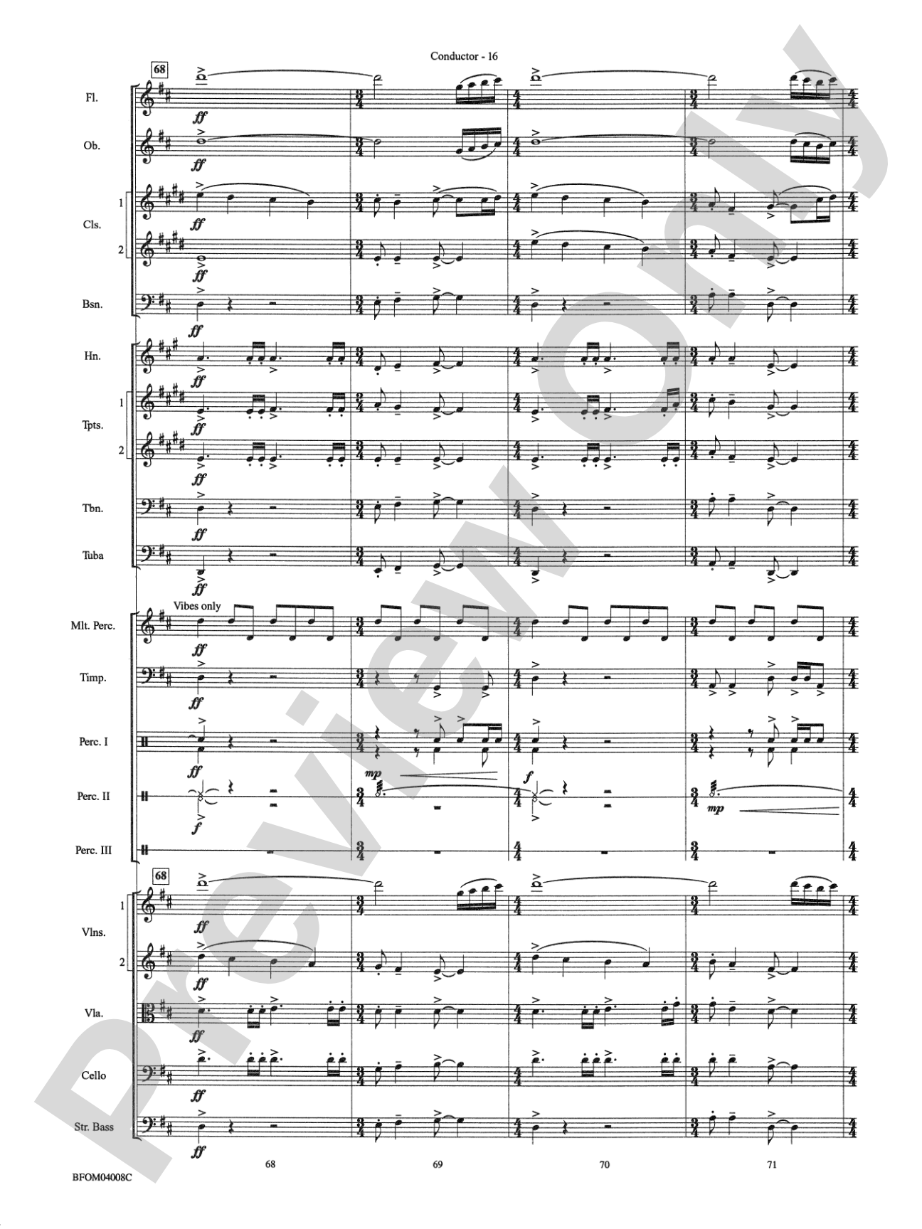 Bellingrath Gardens: Full Orchestra Conductor Score & Parts