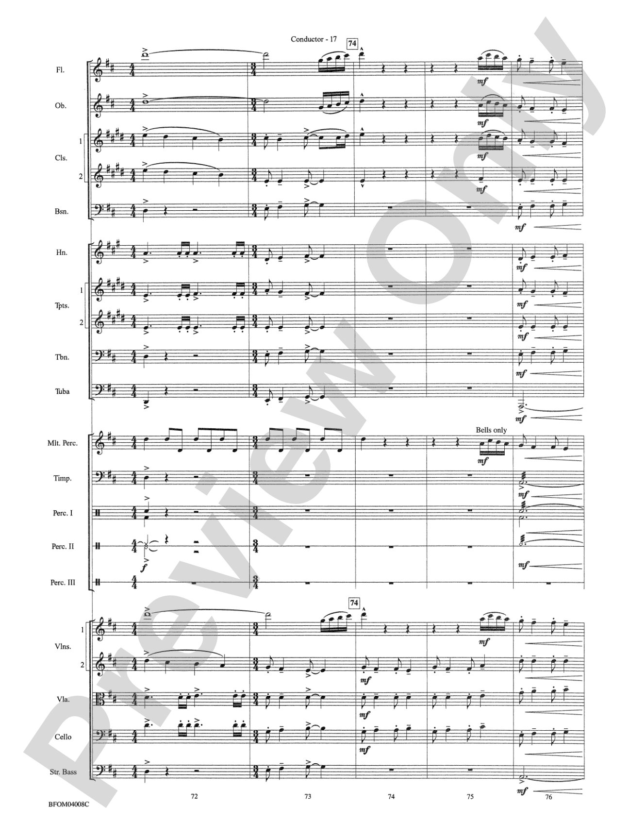 Bellingrath Gardens: Full Orchestra Conductor Score & Parts