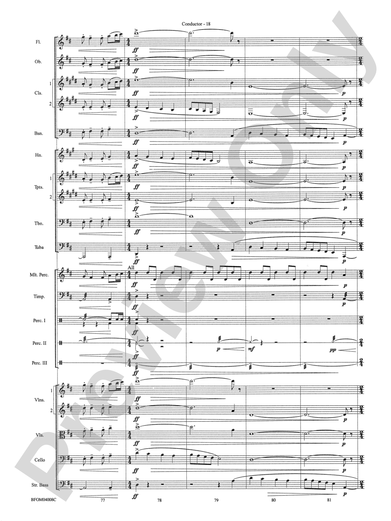 Bellingrath Gardens: Full Orchestra Conductor Score & Parts
