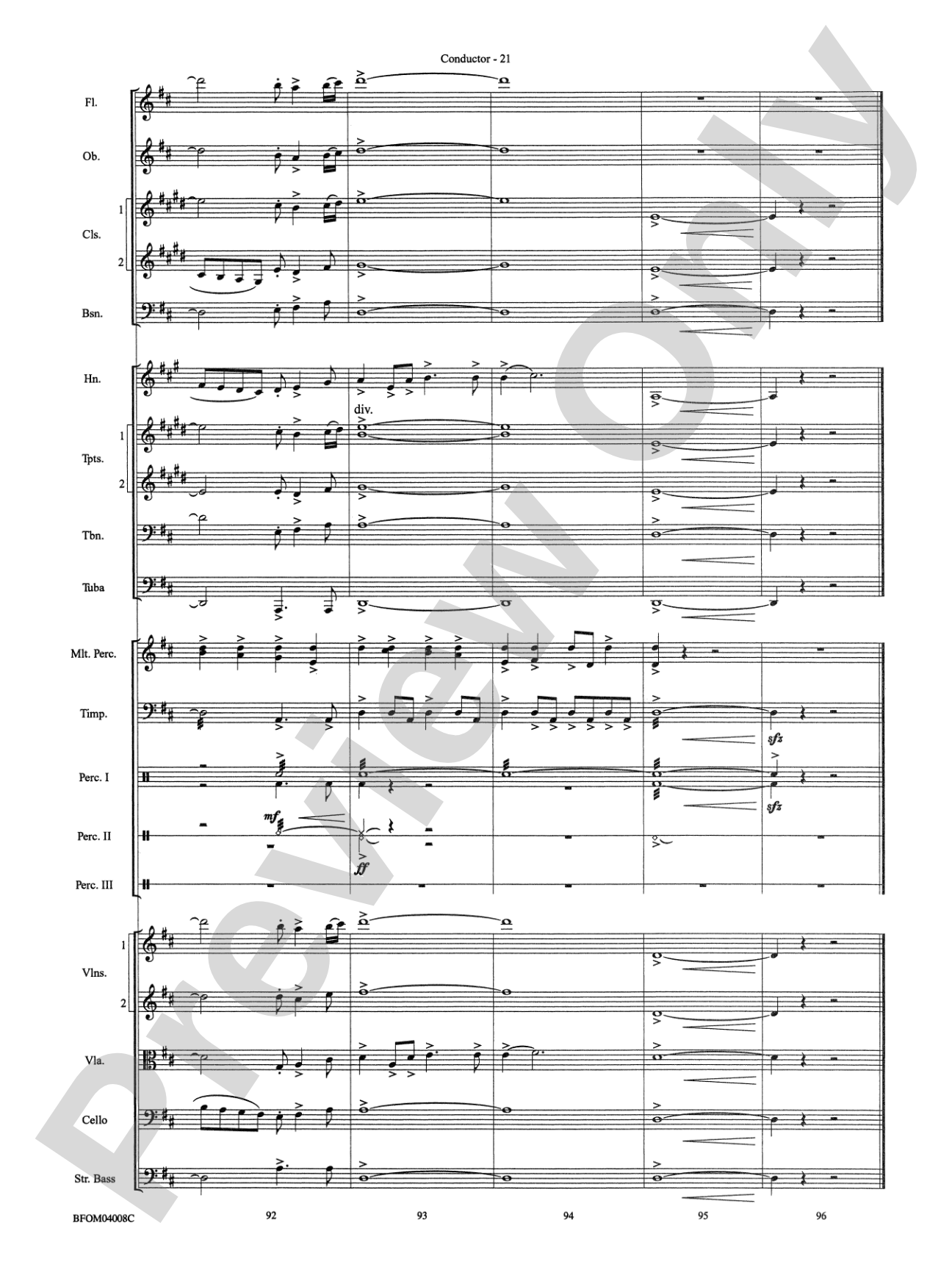 Bellingrath Gardens: Full Orchestra Conductor Score & Parts