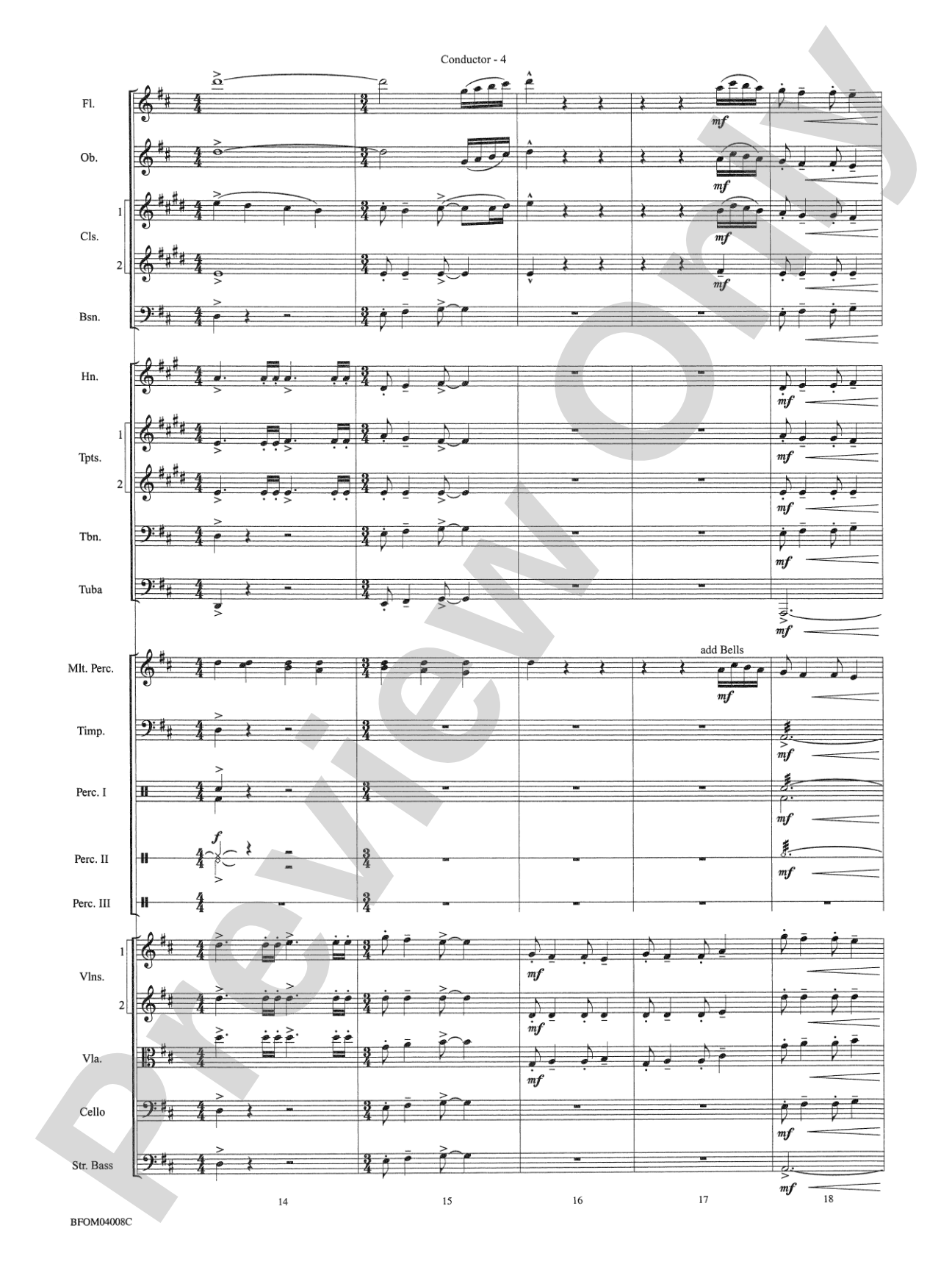 Bellingrath Gardens: Full Orchestra Conductor Score & Parts