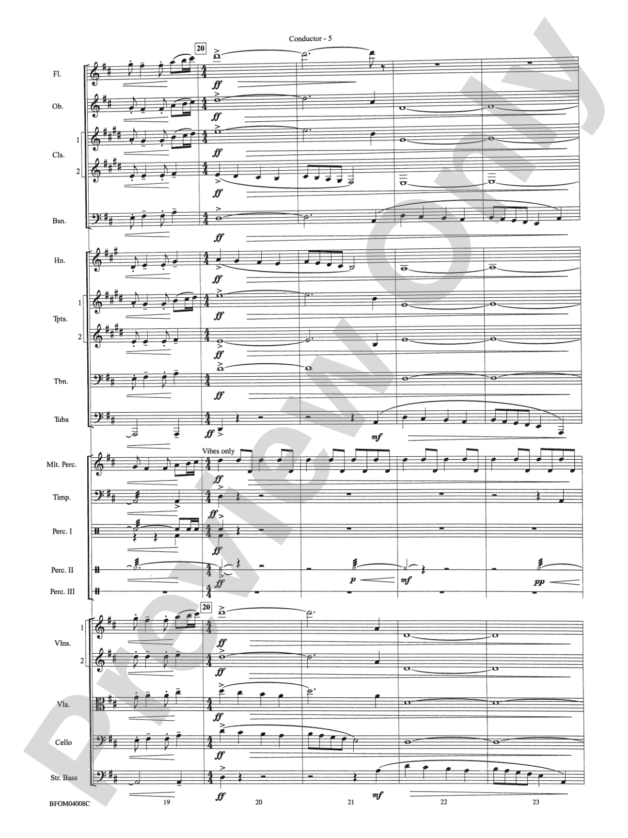 Bellingrath Gardens: Full Orchestra Conductor Score & Parts